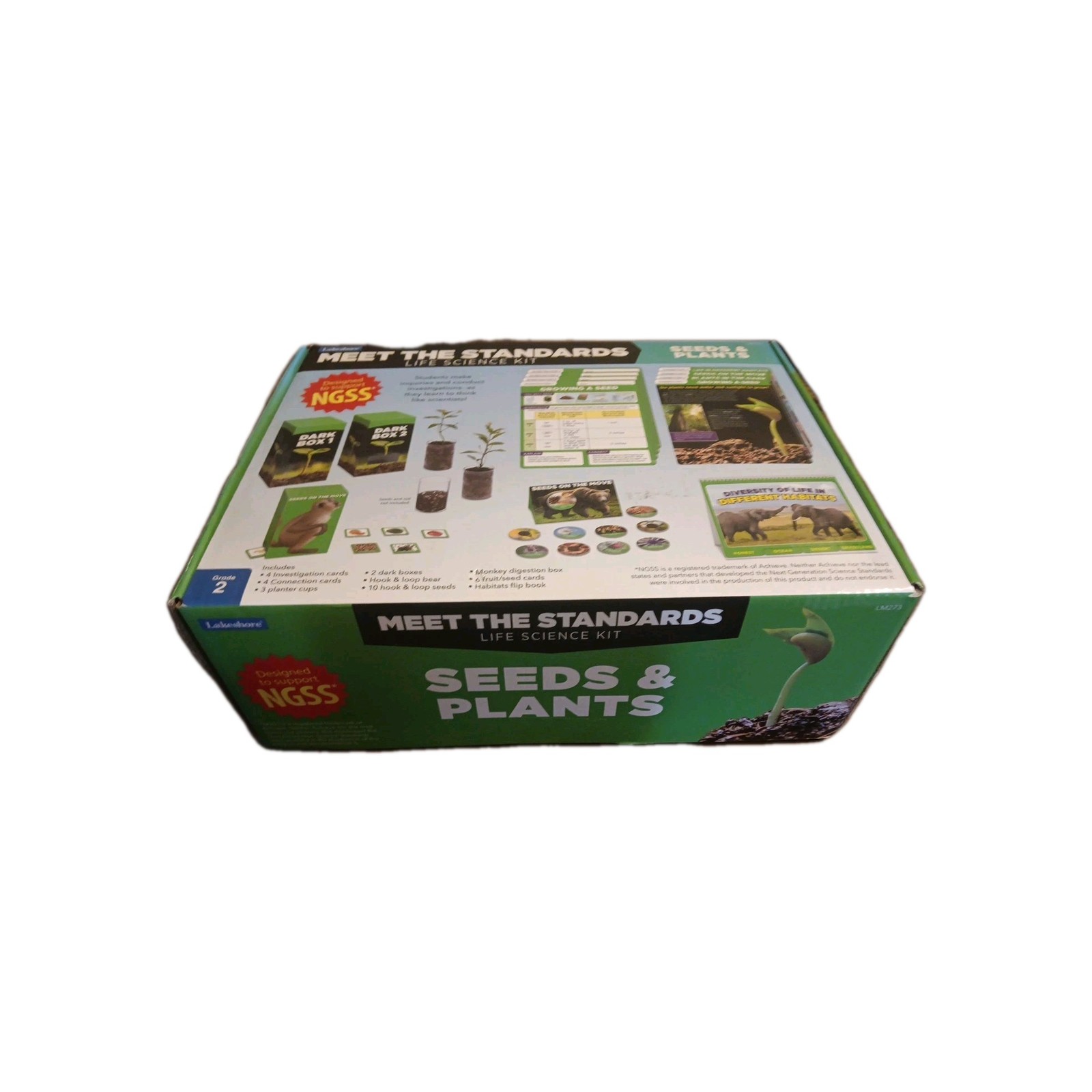 Lakeshore – Meet the Standards Life Science Kit, Seeds & Plants- New!! LM273