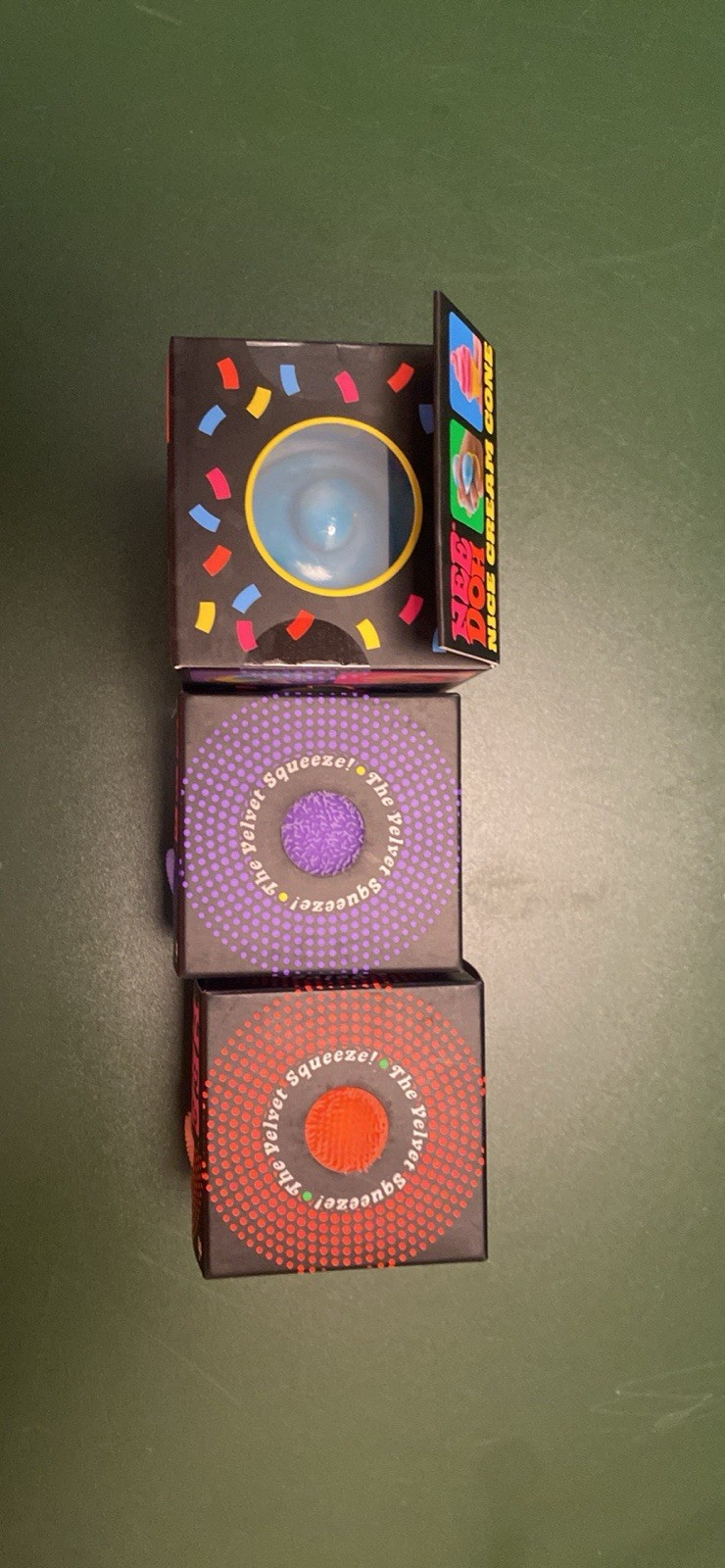 NEEDOH LOT OF 3. 1 Nice Cream Cone, 2 Fuzz Balls