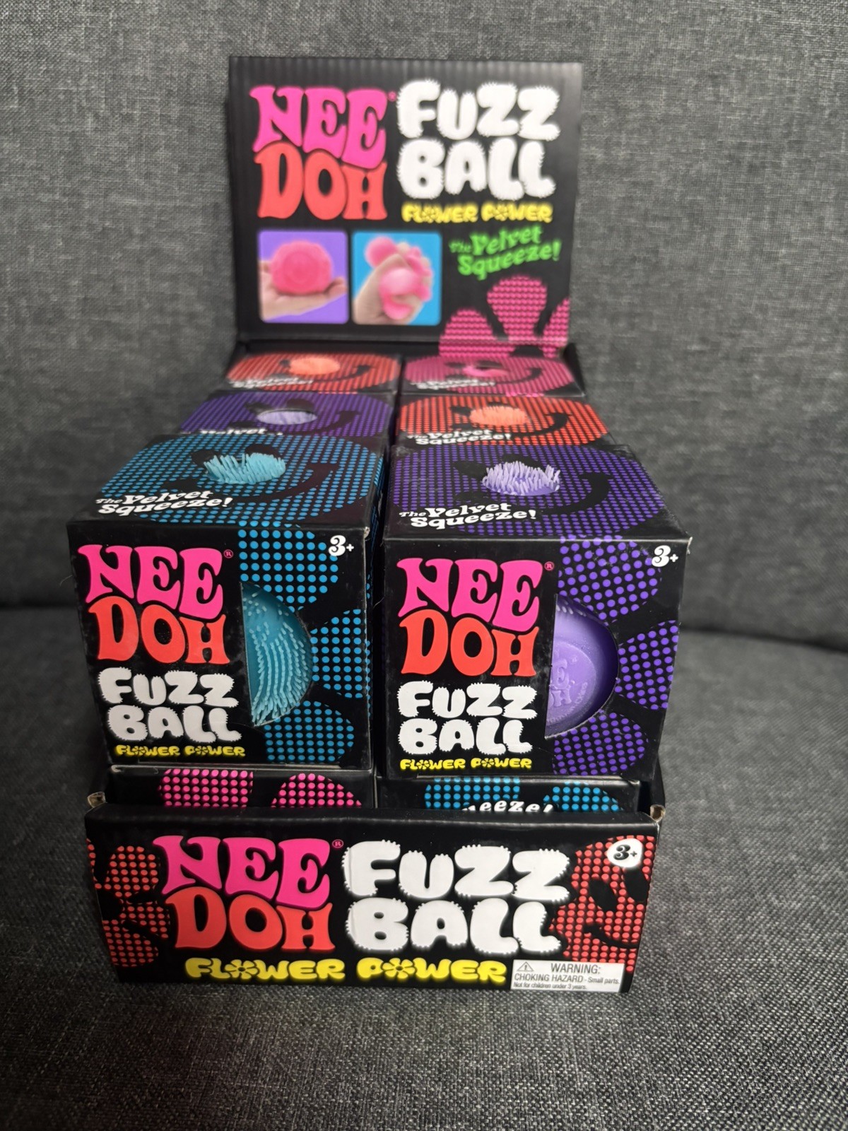 NeeDoh Fuzzball Flower Power Full Case