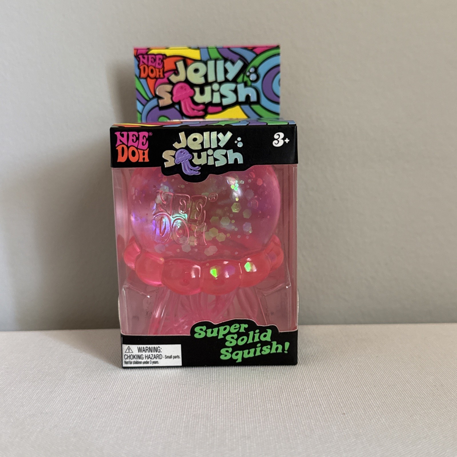 Authentic Full Set Schylling NeeDoh Jelly Squish Blue / Pink / Purple – Sealed