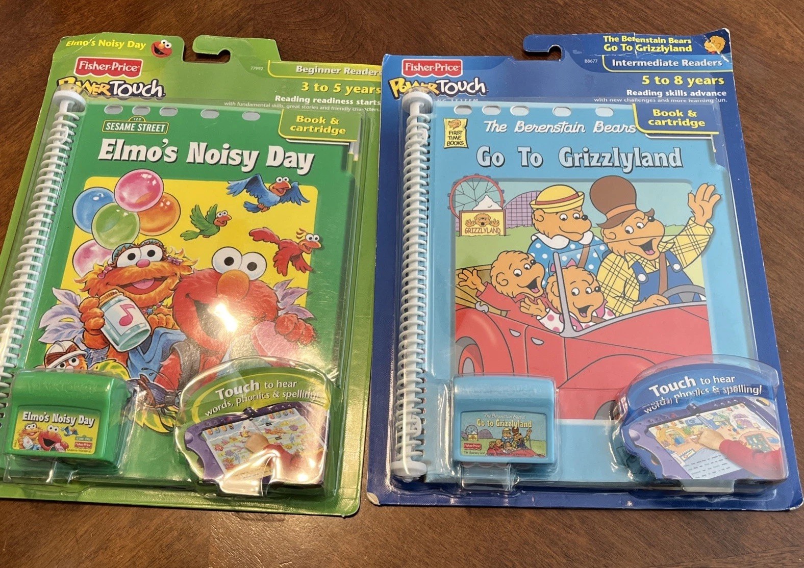 Fisher Price Power Touch Elmo’s Noisy Day & Brnstain Bears Go To Grizzlyland Lot