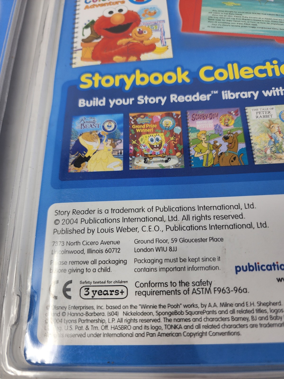 Story Reader Storybook And Cartridge 2 Pack (Elmo Adventure, Little Mermaid)