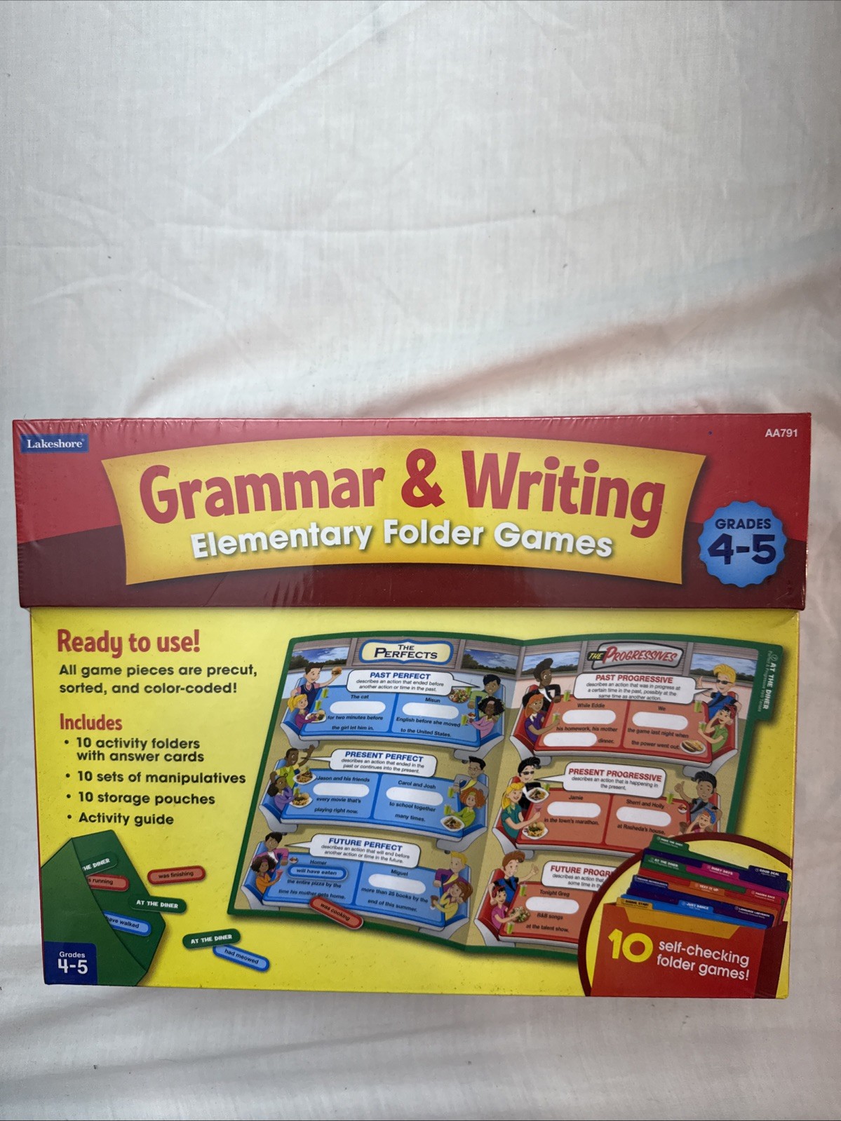 New Sealed Lakeshore Grammar & Writing Elementary Folder Game Grade 4-5
