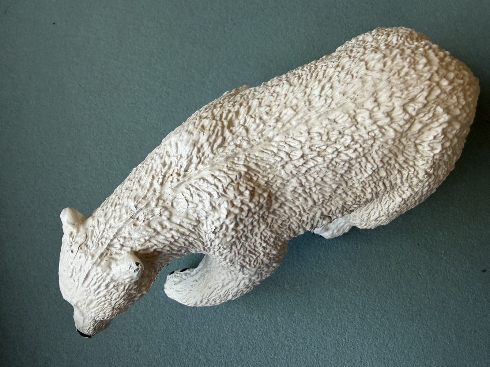 Vintage Safari Ltd 1990 Polar Bear Figure Arctic Wildlife Hefty Toy Figurine