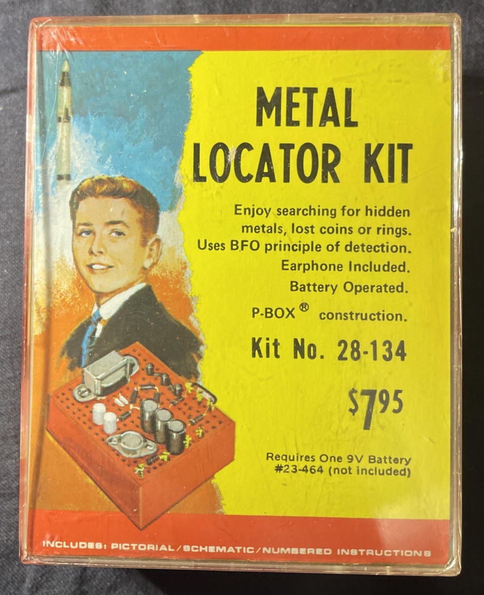 NEW Radio Shack Science Fair Metal Locator Kit Ultra Rare