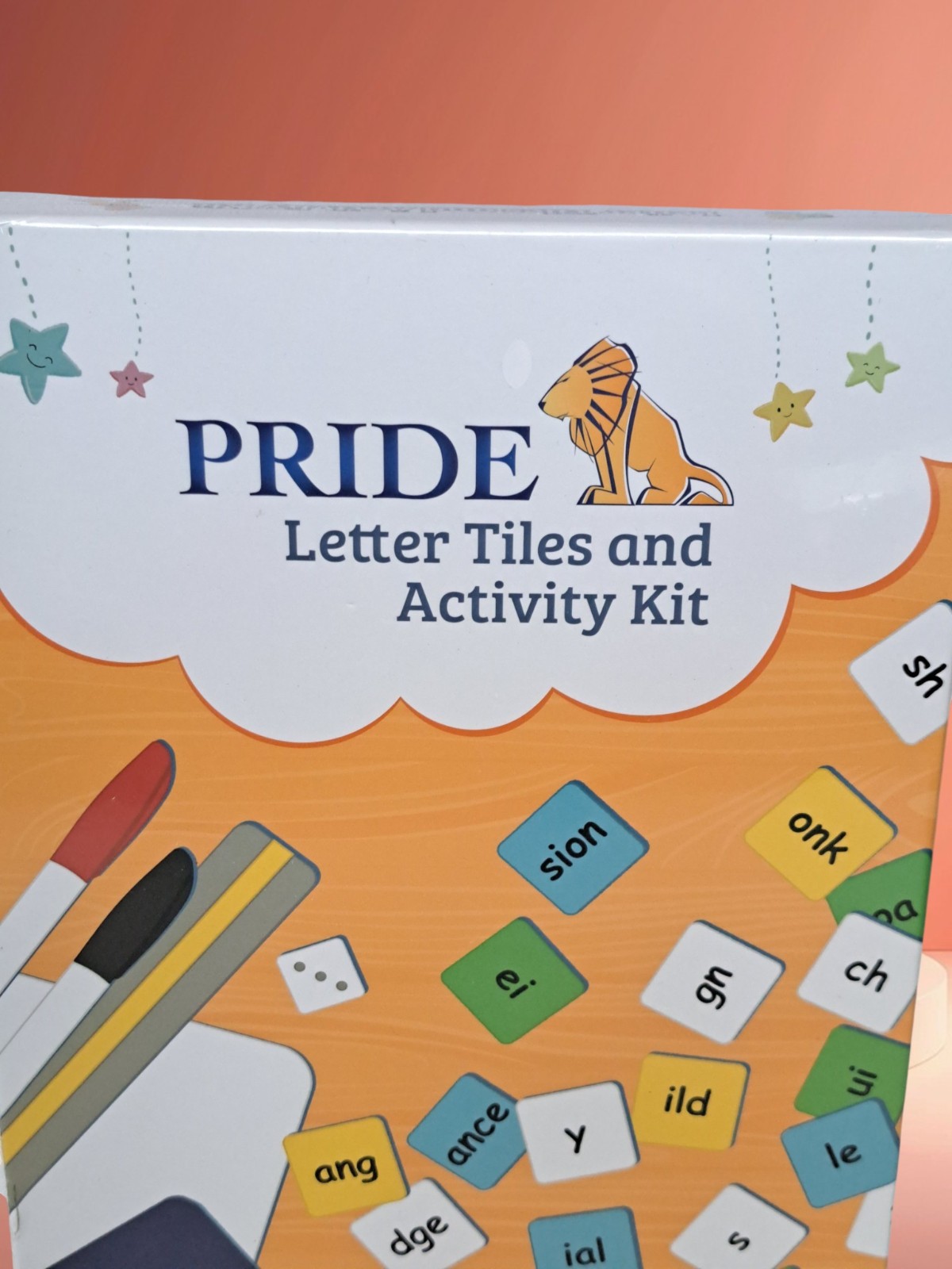 Pride Reading Program Letter Tiles Activity Kit Sealed NEW box