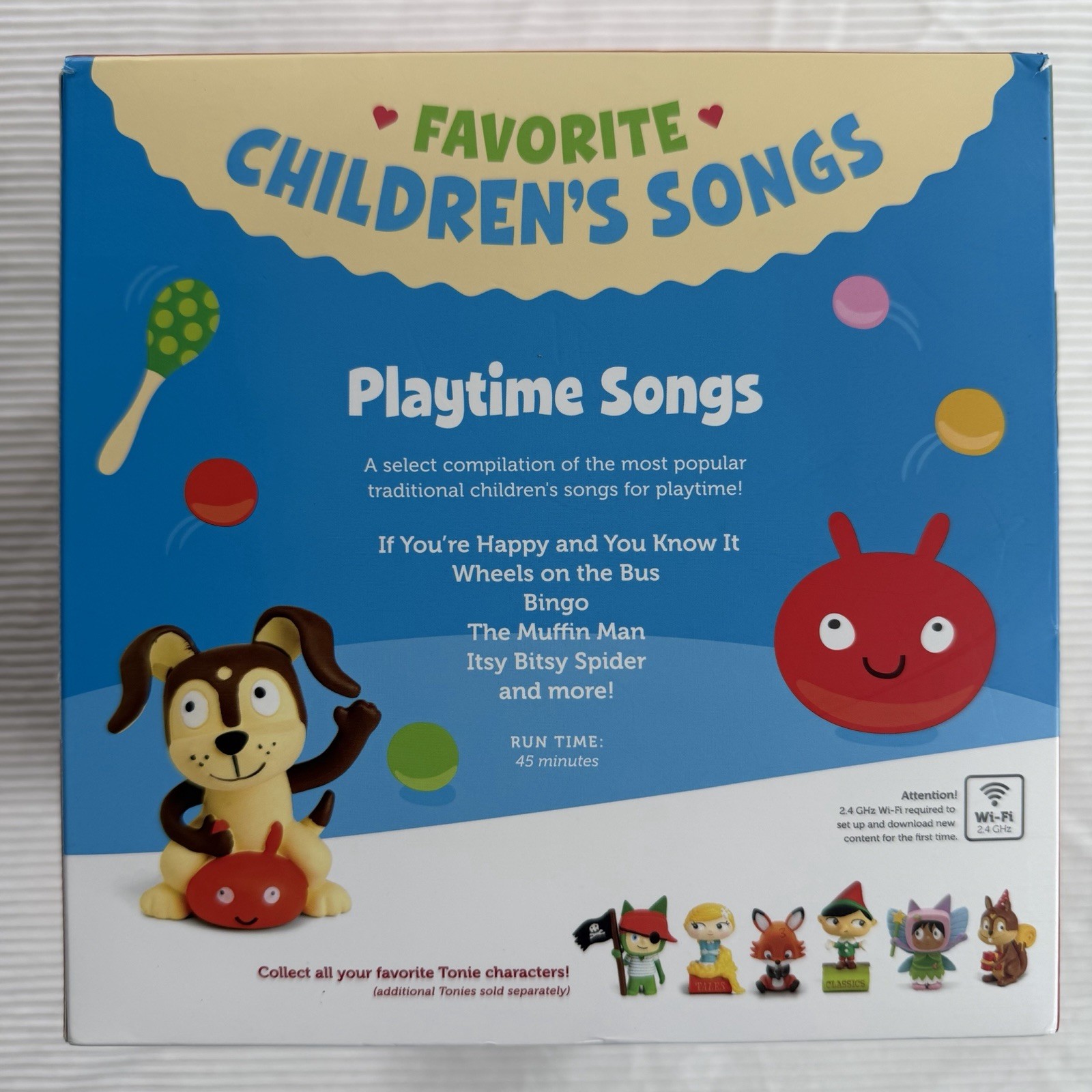Tonies Toniebox Red Audio Starter Set Playtime Songs and Story Time Teller NIB