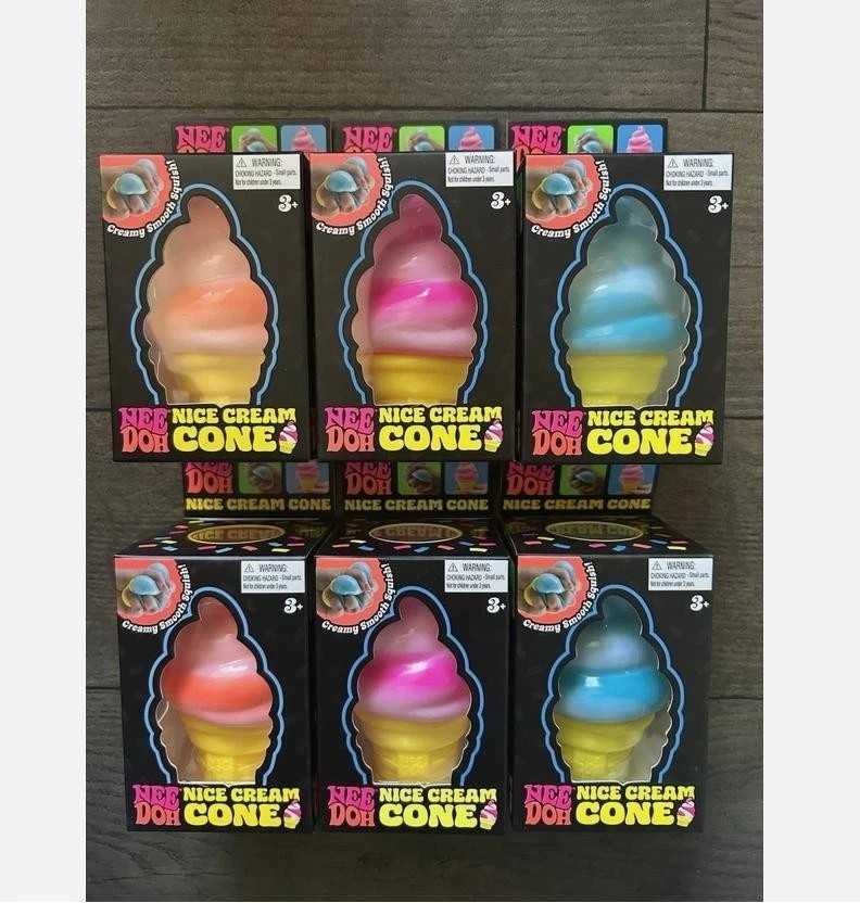 Blue Ice Cream Cone Nice Cream Cone Brand New Limited Edtion Set of 3