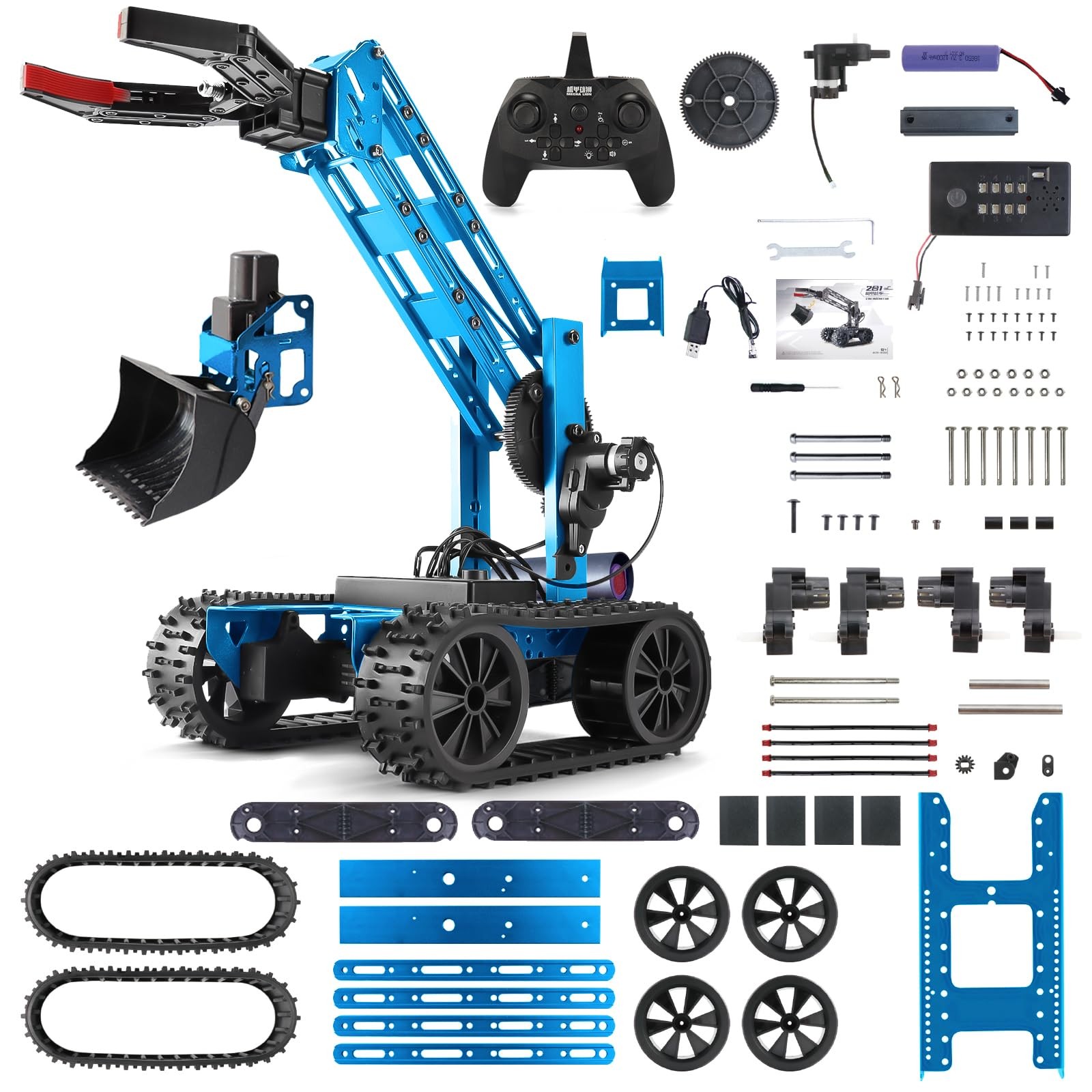Robotic Arm Kit, Robot Kit for Kids Age 8+,STEM Building Toys 4DOF Electronic…