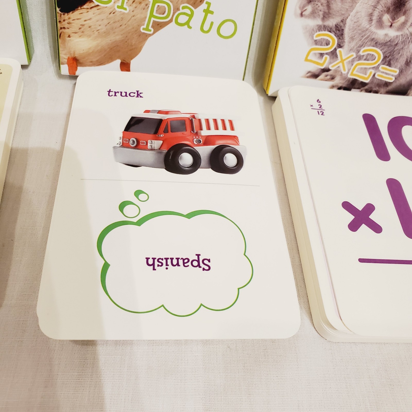 Set Of 3 Bendon Flash Card Decks Addition Alphabet Money 36 Cards Per Box