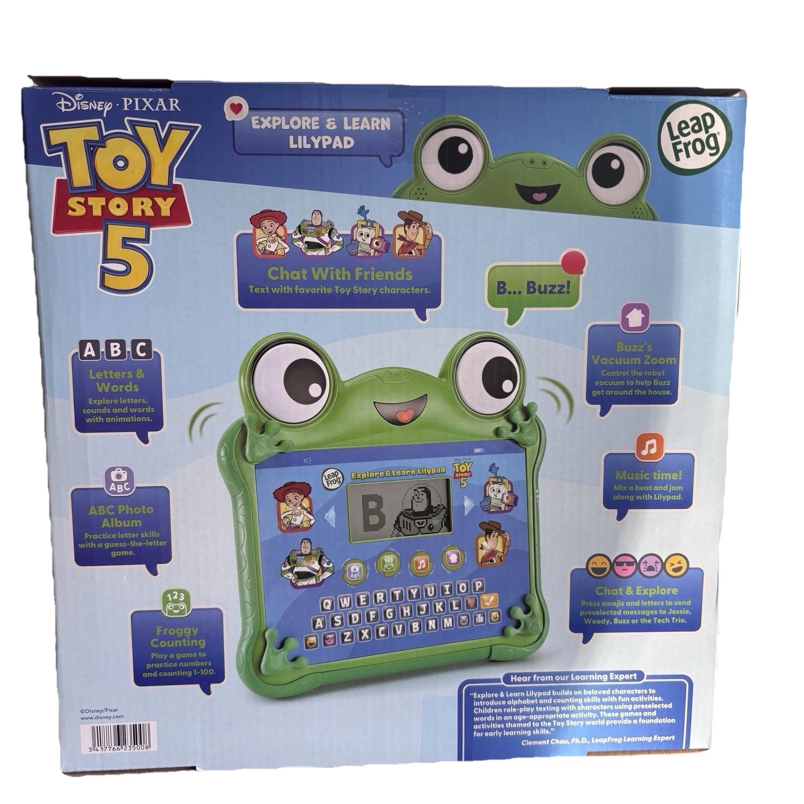 Disney Pixar Toy Story 5 – LeapFrog Explore and Learn Lilypad Toy – Brand New