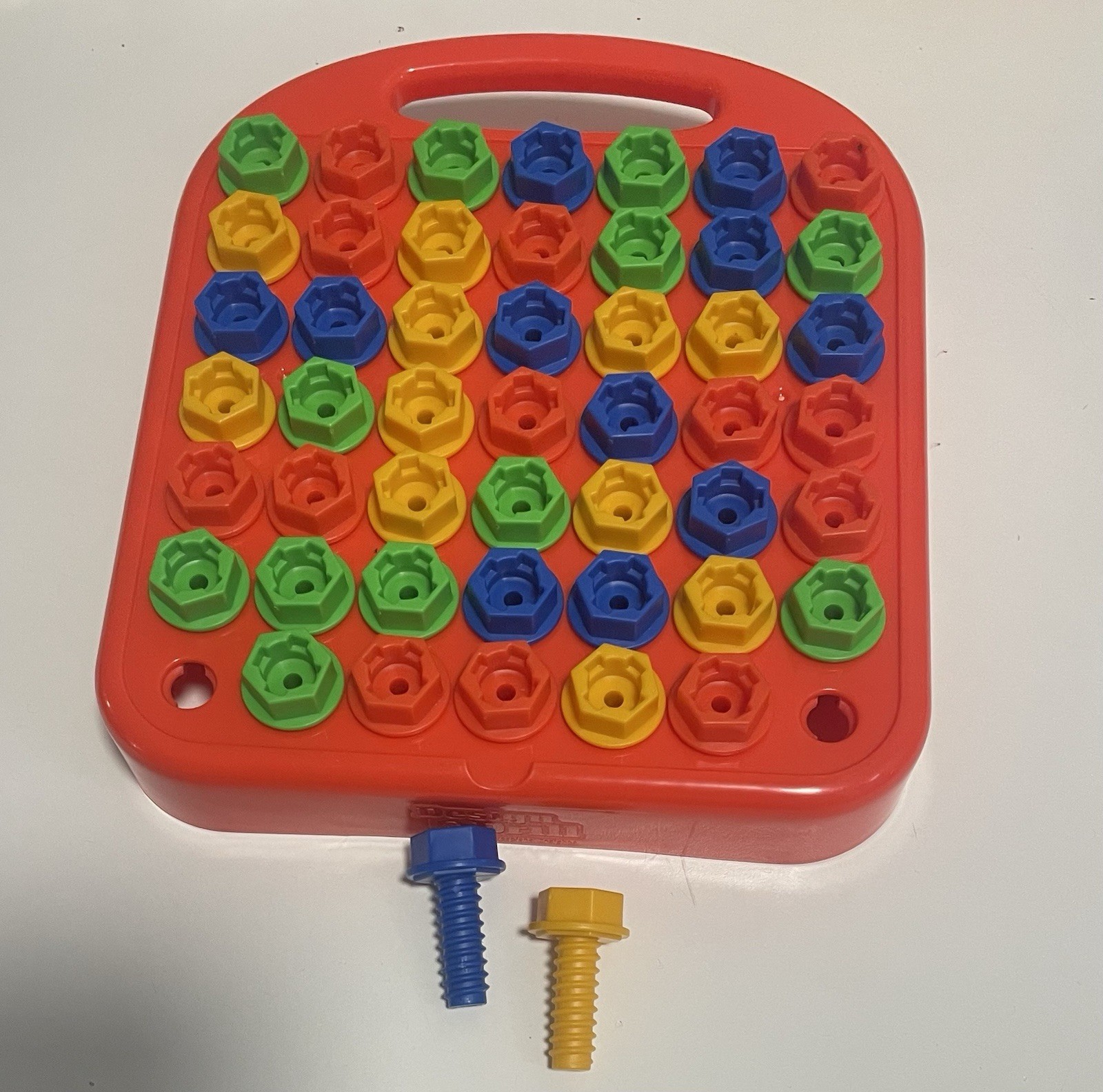 Educational Insights Design & Drill 123 1 2 3 Toys REPLACEMENT Screws & Red base