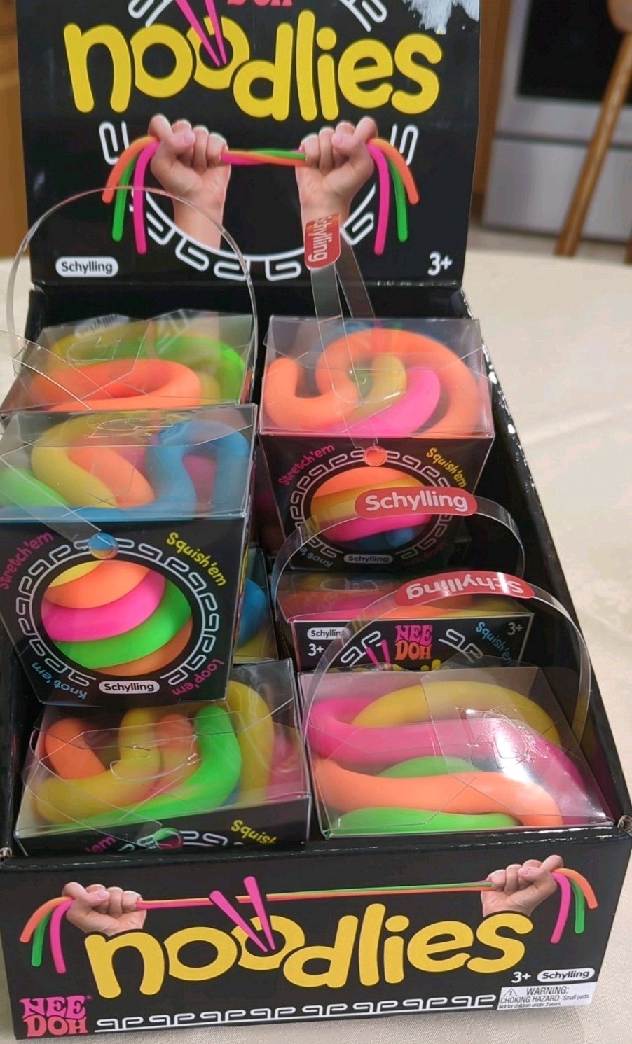 NeeDoh Noodlies Sensory Fidget Toy, RARE Nee Doh Stretchy Noodles AUTHENTIC USA