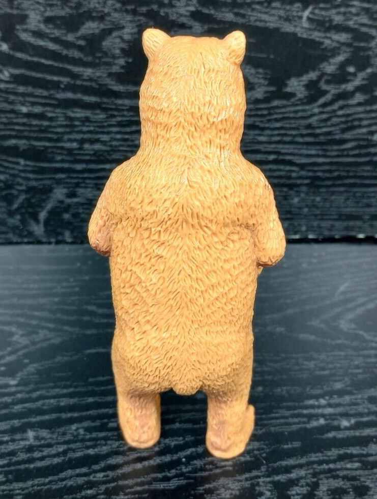 Terra By Battat Standing Grizzly Bear & Polar Bear Wildlife Diorama Figurine Lot