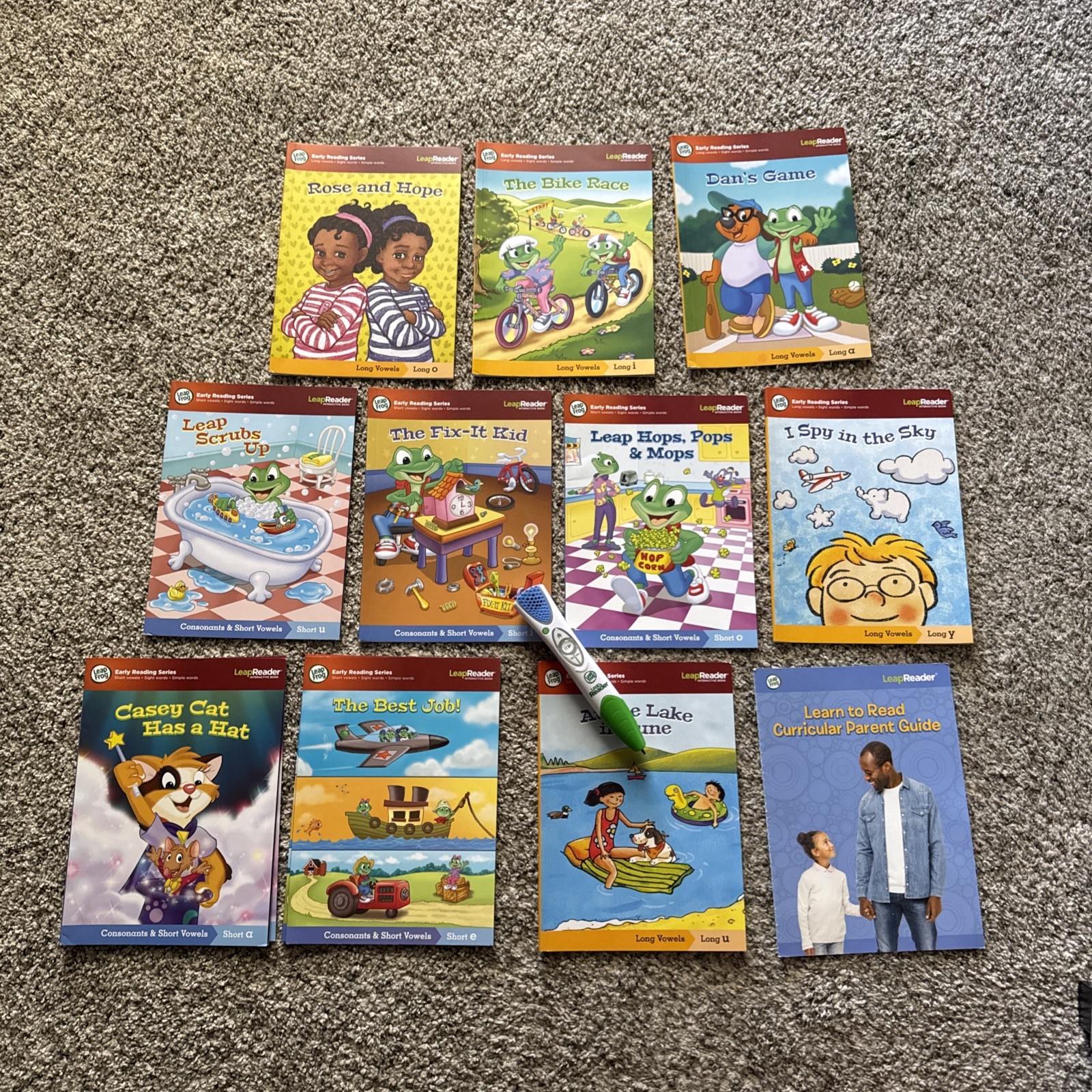 Leap Frog Tag Early Reading Series Lot of 11 Books Learn to Read