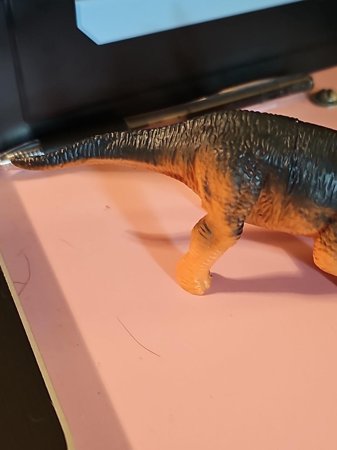 Unbranded Green/ Orange Styracosaurus- 5 Inches, 2.5 Inches