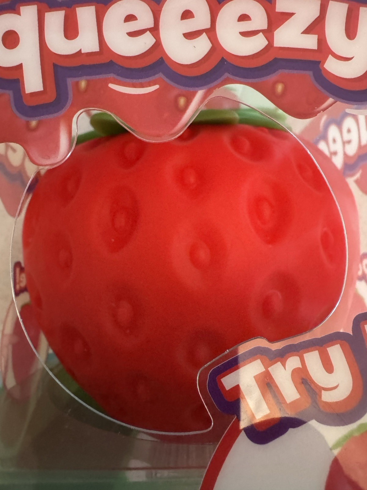 Sunny Days Authentic Strawberry Squishy Jumbo Squeezy Stress Relief Fidget Toy