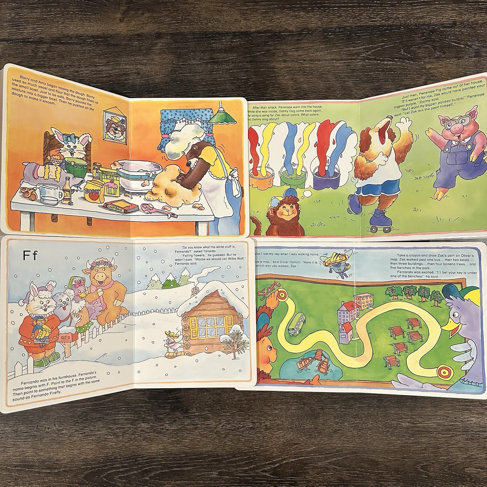 1987 World Book Early World of Learning Interactive Board Book Lot 15 VTG & Rare