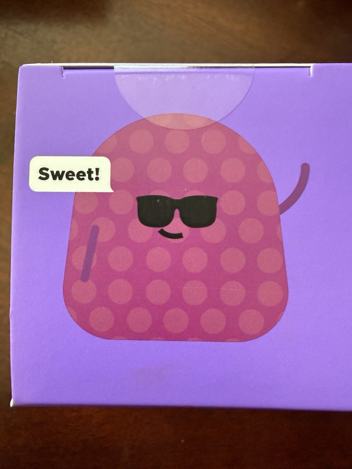 J’Adore Gum Droppable Squishy Purple Squeeze Toy