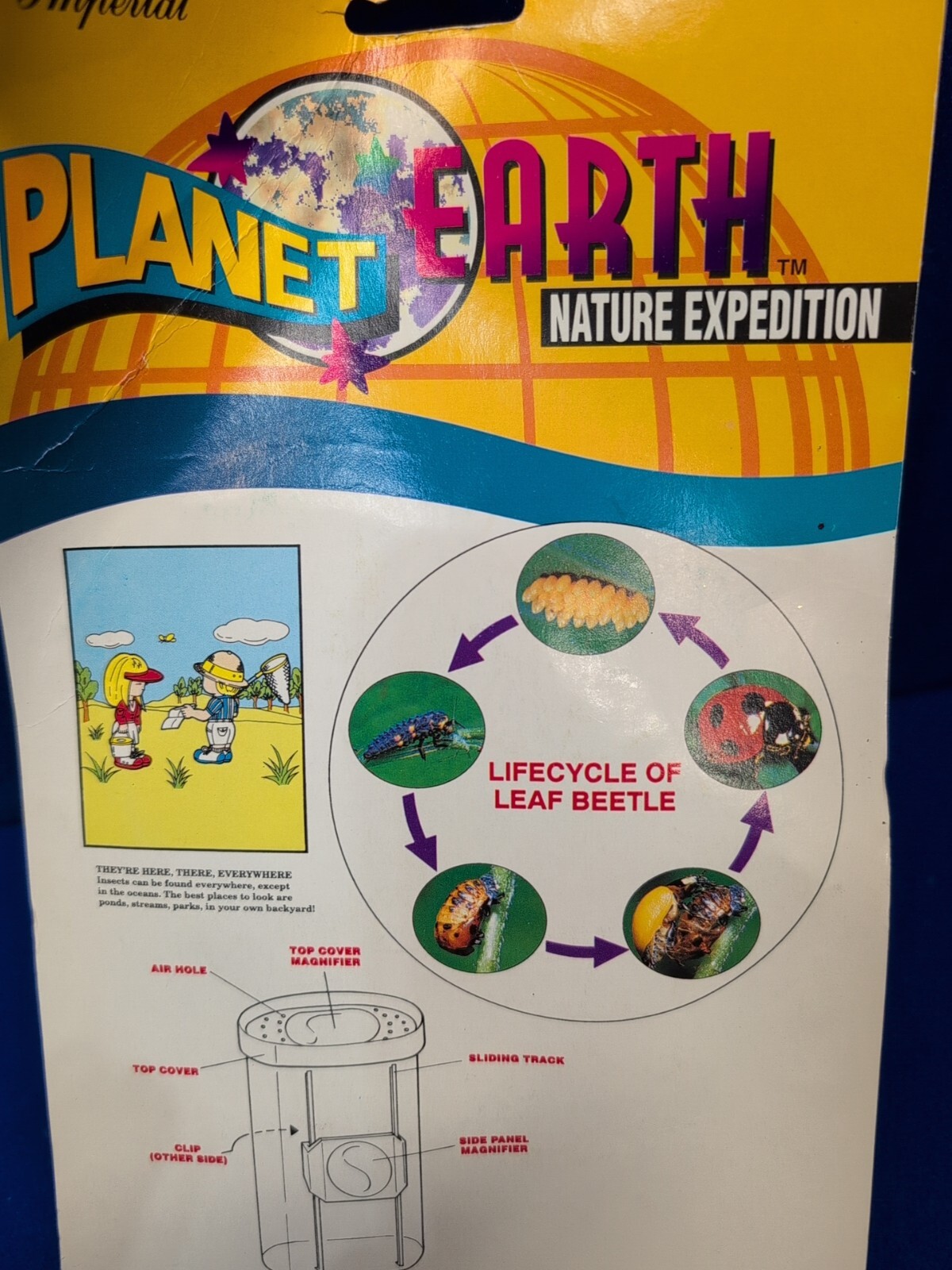 Planet Earth Nature Insect Collector Set Toy by Imperial #8125 Vintage Retro NEW