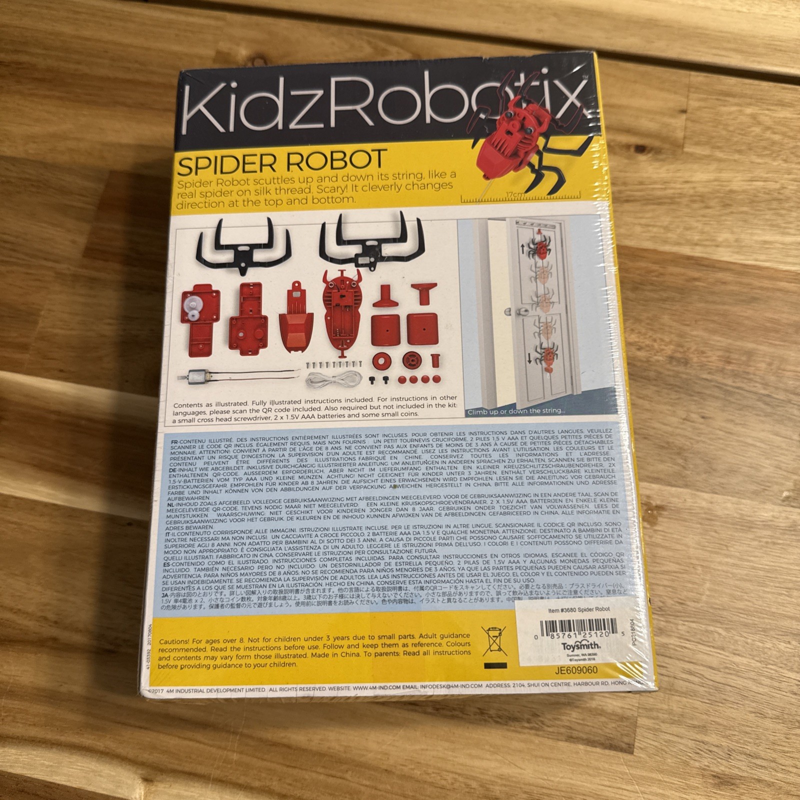 4M KidzRobotix Steam Powered Spider Robot Steam Powered Kids Ages 8+