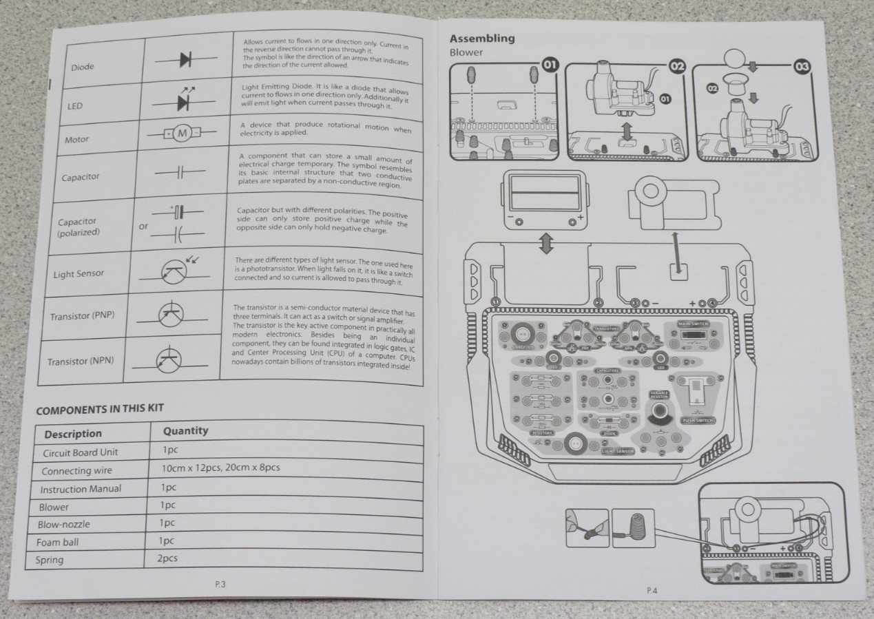 Playz 25+ Circuit Fun – Circuit Board Engineering Kit for kids STEM Toy