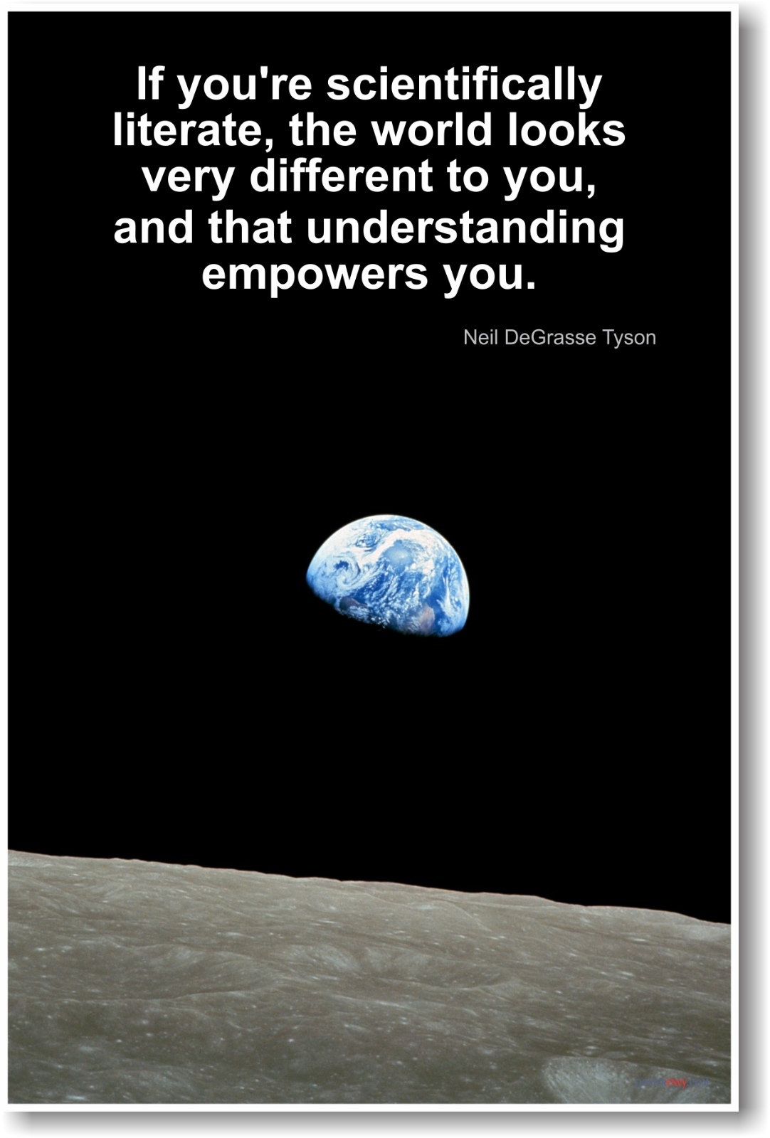 Neil deGrasse Tyson Quote – NEW Science Physicist Classroom Motivational POSTER