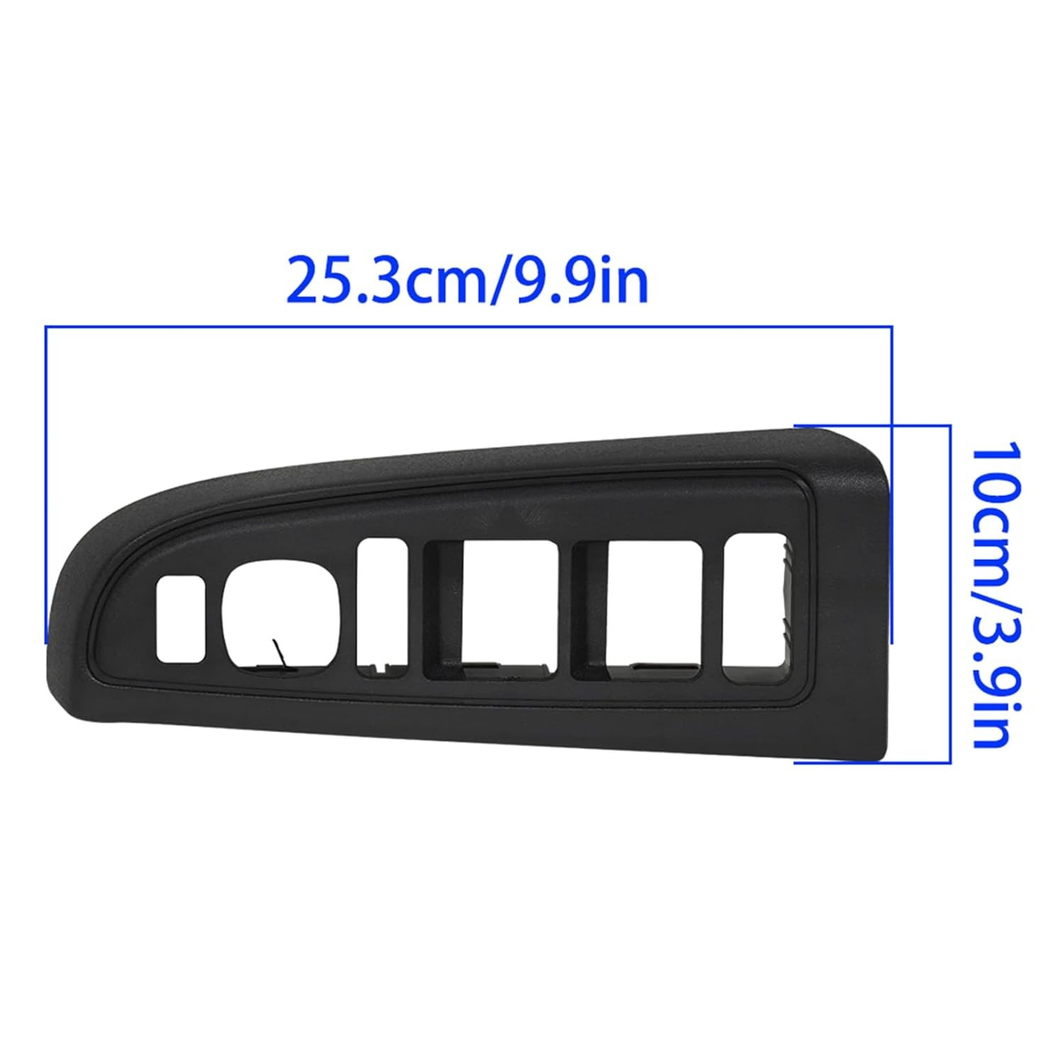 Door Window Switch Panel Bezel Front Left Driver Side Black for Silverado