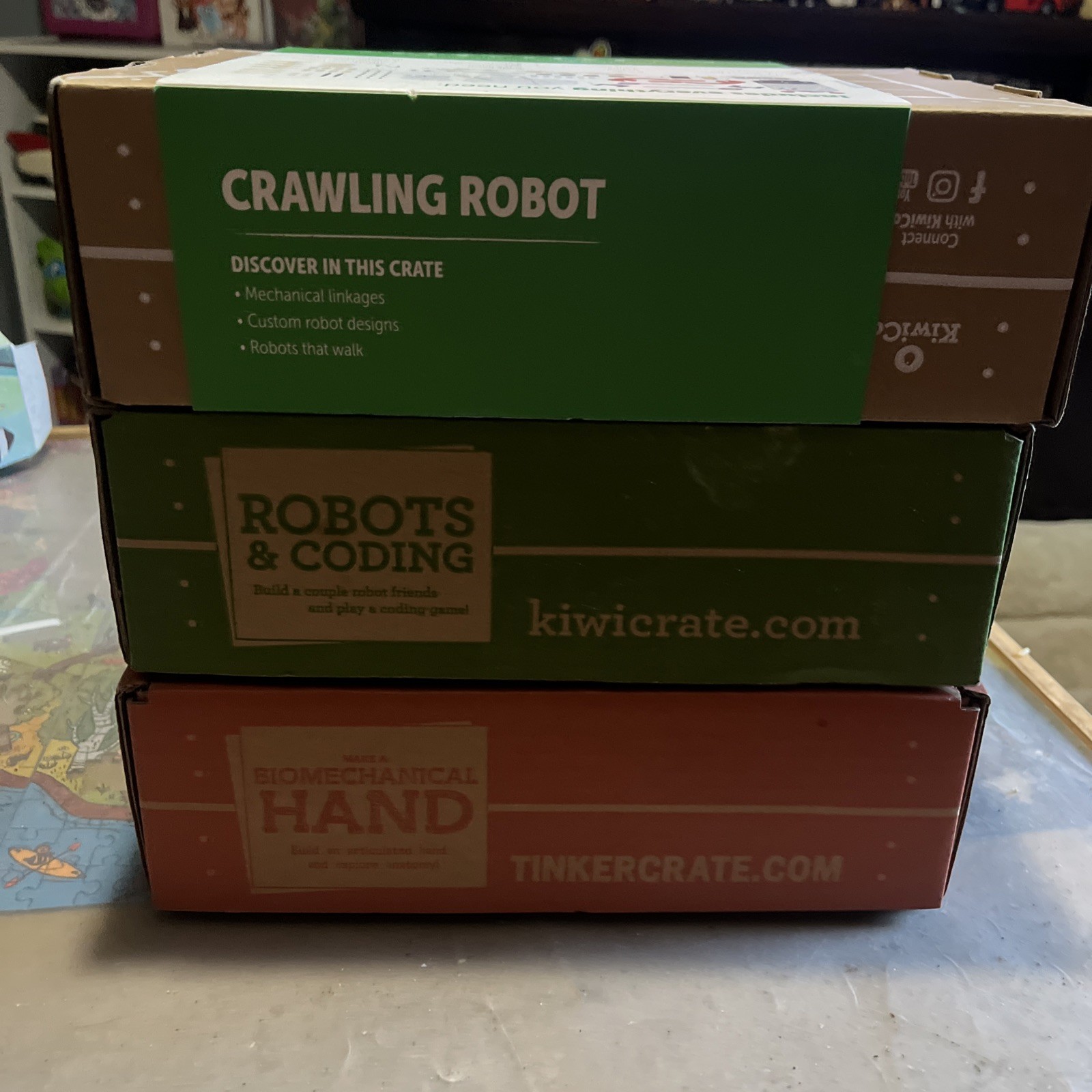 Kiwi Crate Tinker Crate Lot Of 3