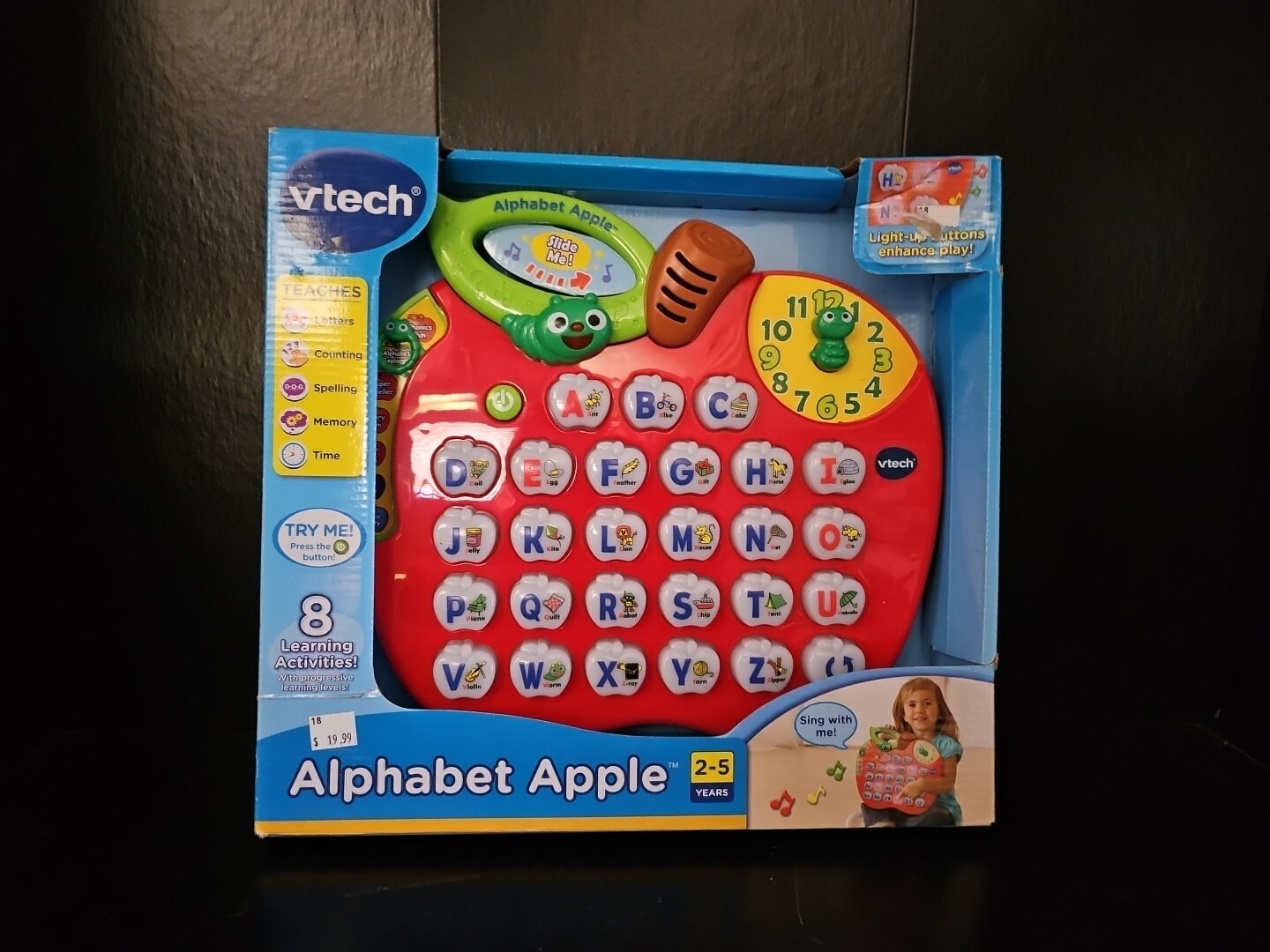 VTech Alphabet Apple Tree Teaches Beginning Reader Skills Sounds & Music New Box