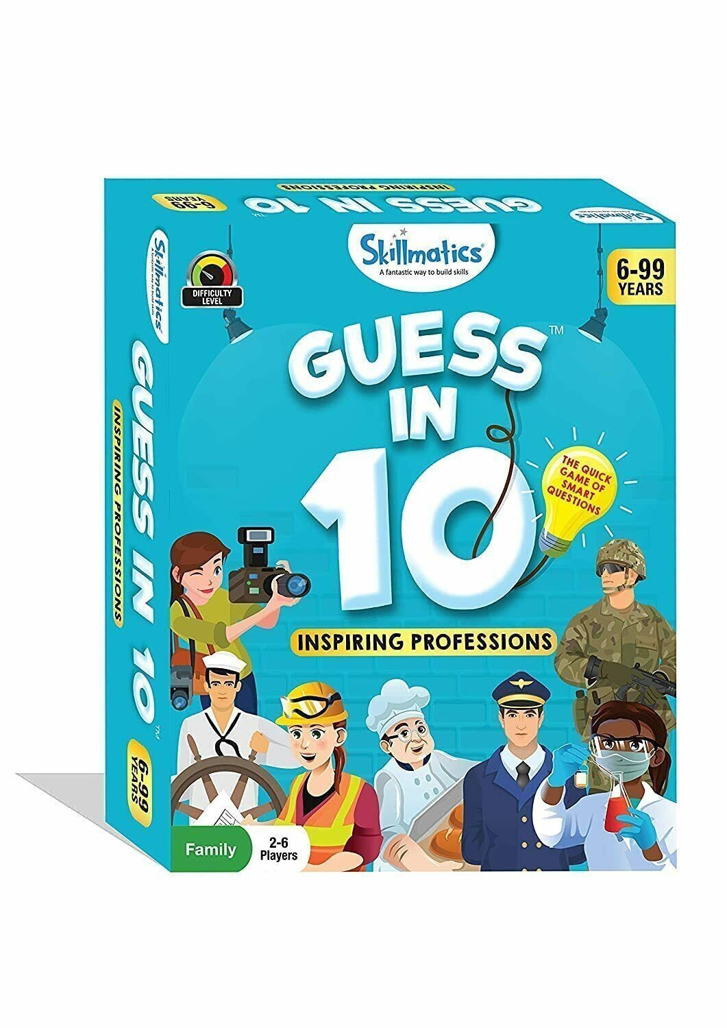 Guess in 10 Inspiring Professions Card Game for Ages 6+ Years and Up