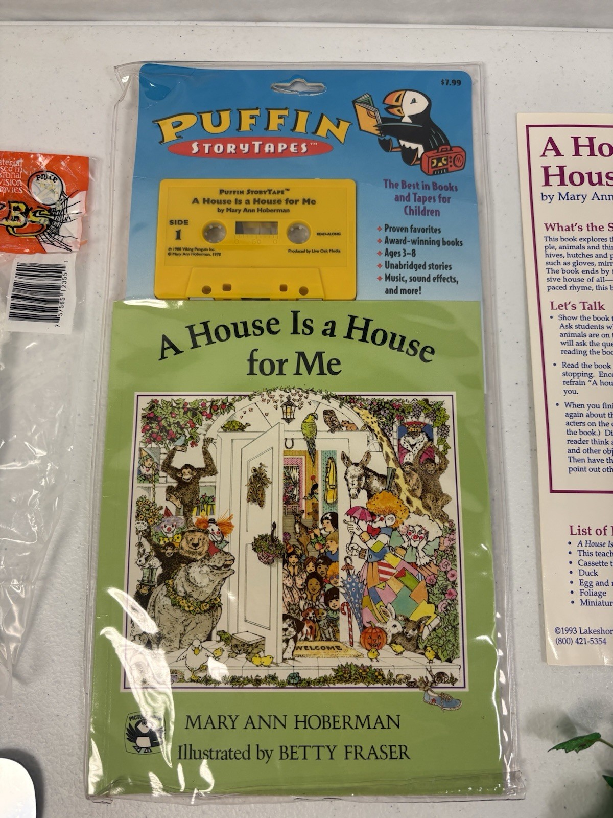 Lakeshore Learning A House Is A House For Me Hoberman 1993 New Complete Kit