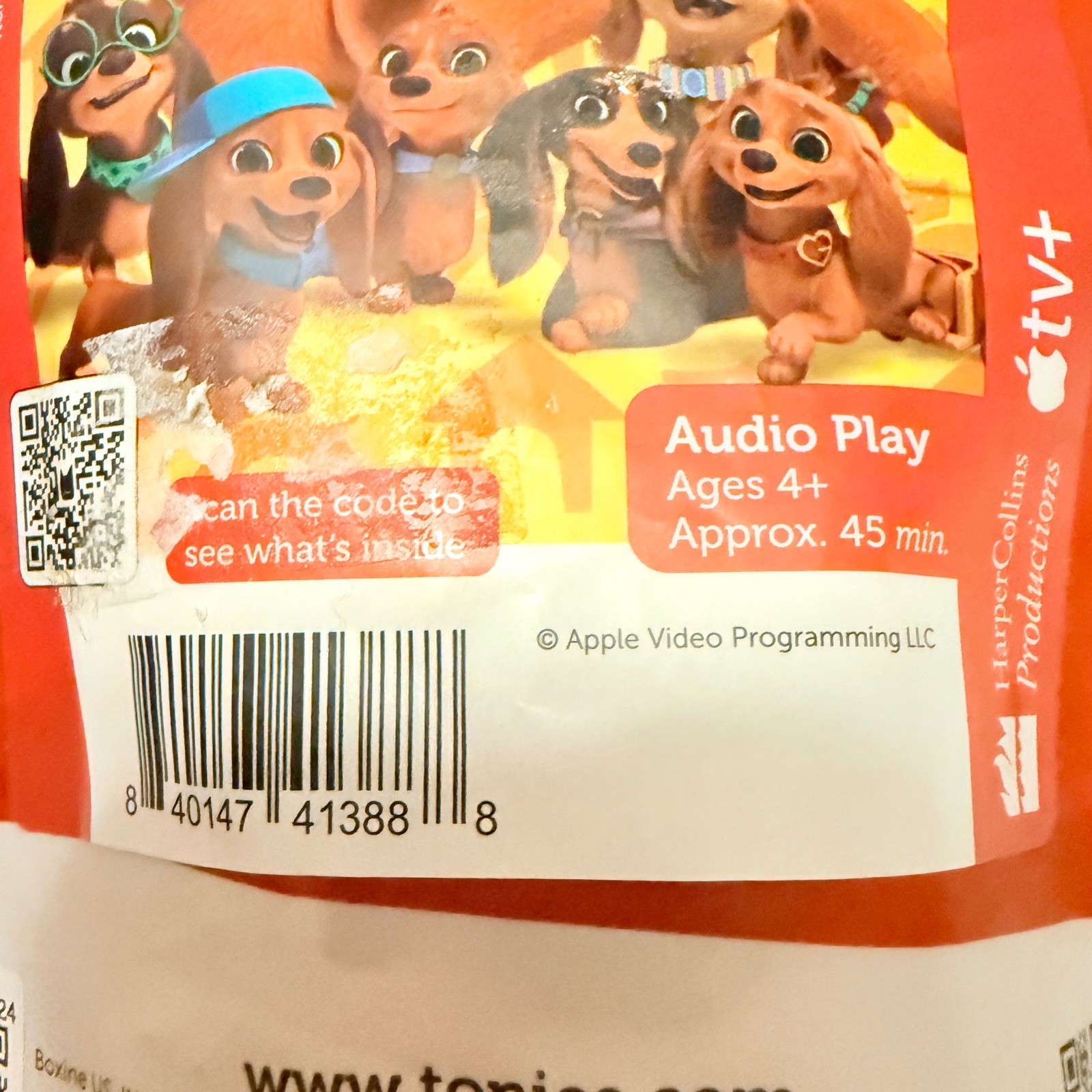 Tonies Pretzel and the Puppies Audio Character Kids OS Brown New Apple TV+ Dog