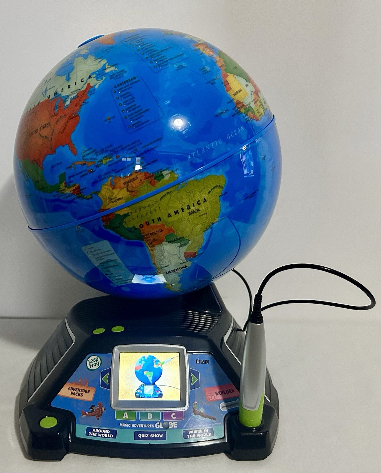 LeapFrog Magic Adventures Globe Interactive World Navigation Toy Fully Tested