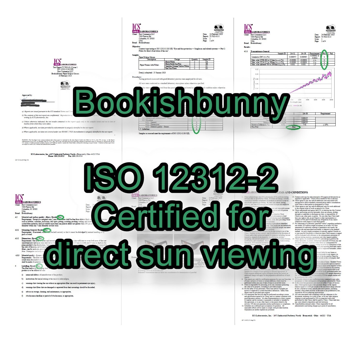 NEW 6 Packs Solar Eclipse Sun Viewer Glasses ISO Certified 2024 NASA Approved