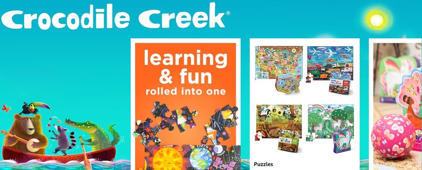 CROCODILE CREEK Butterfly Garden 36pc Large Puzzle Kids Ages 3+ (20″ x 27”) NEW