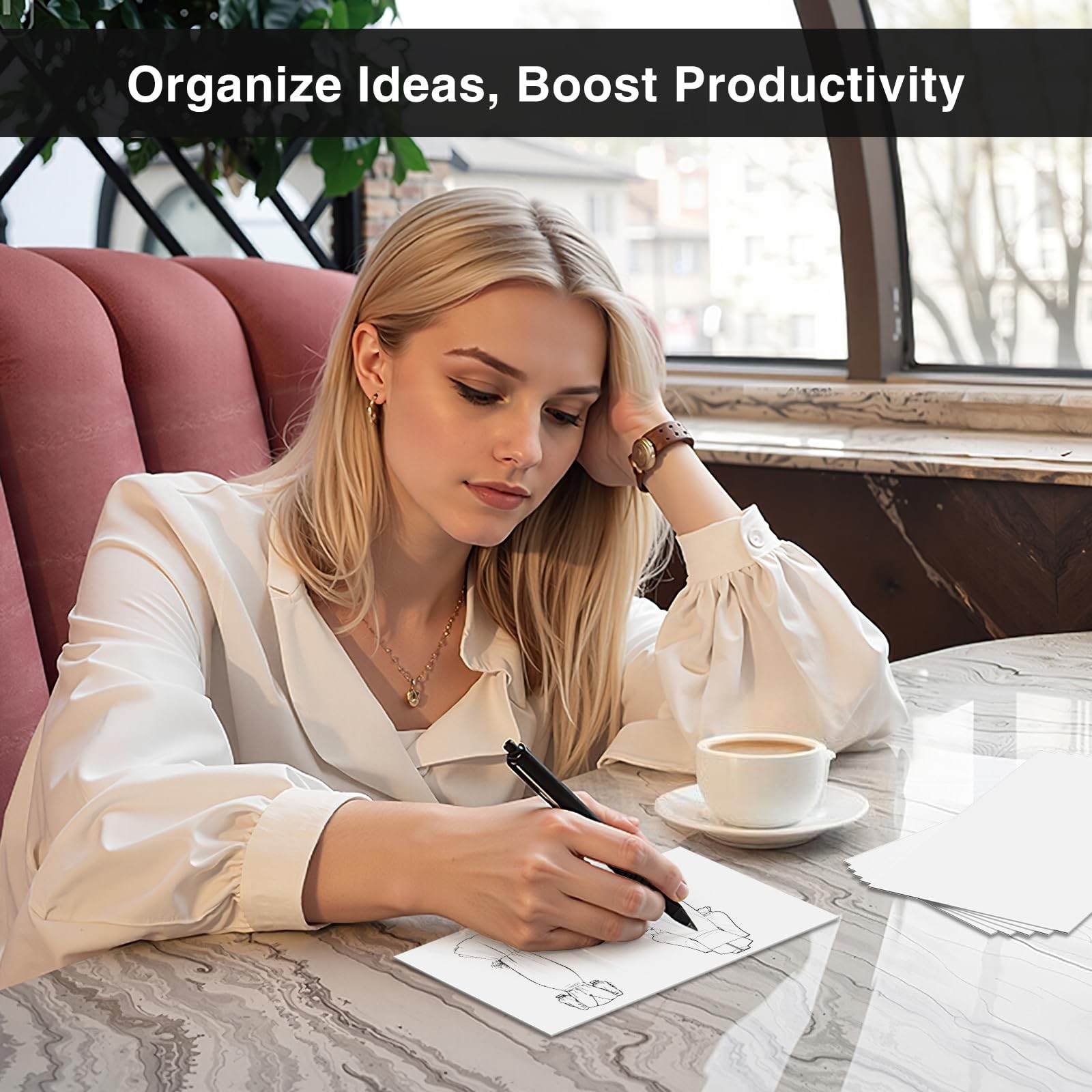 300 Count Blank Index Cards 3×5 Inch White Flash Cards Colored Cardstock, Unr…