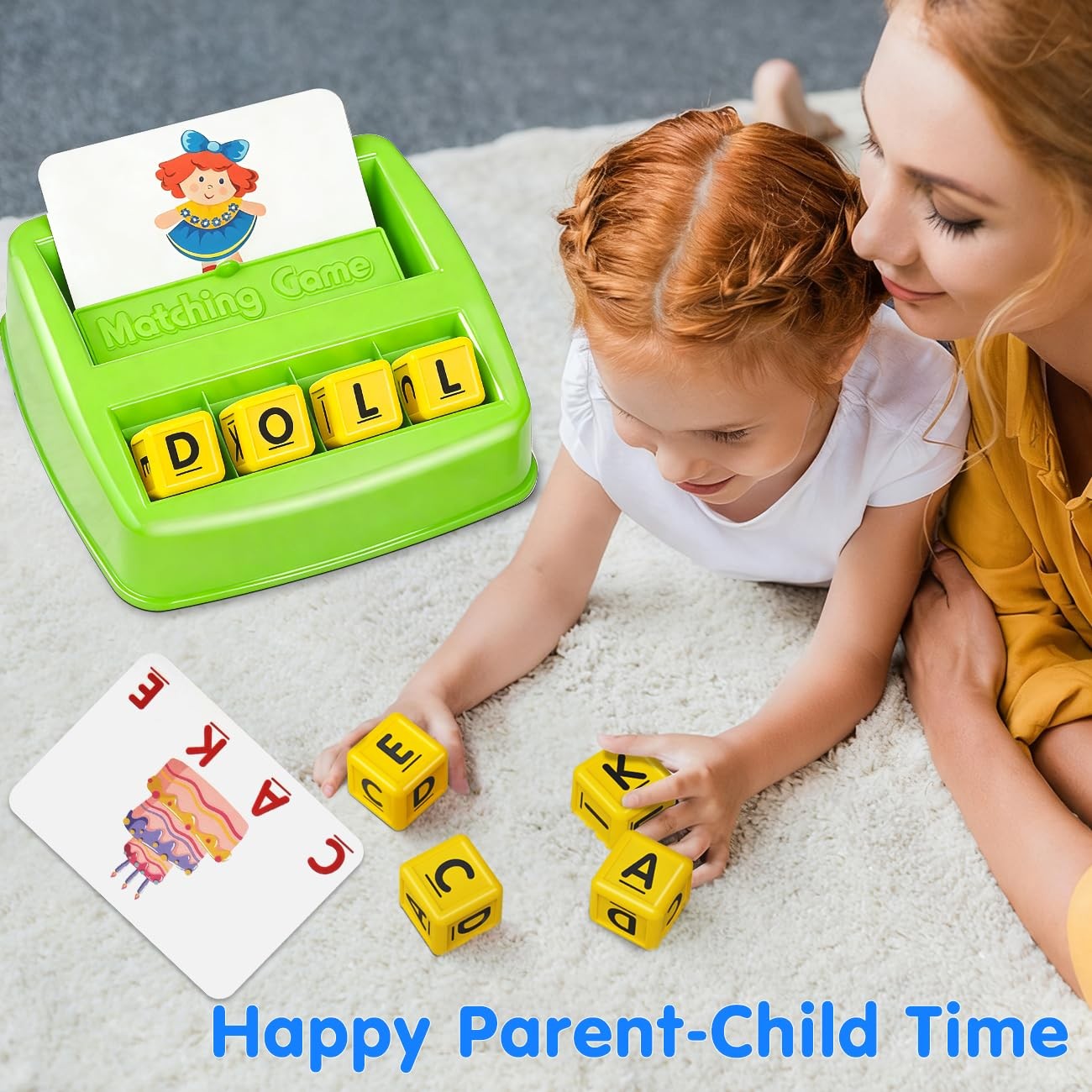 Hahagift Matching Letter Game For 3 4 5 Year Old Girls Gifts Abc Learning Toys