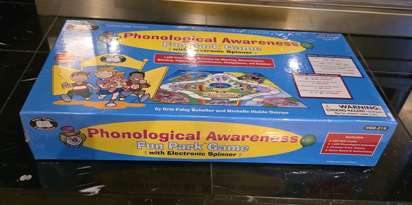 Phonological Awareness Fun Park With Electronic Spinner Super Duper Publications