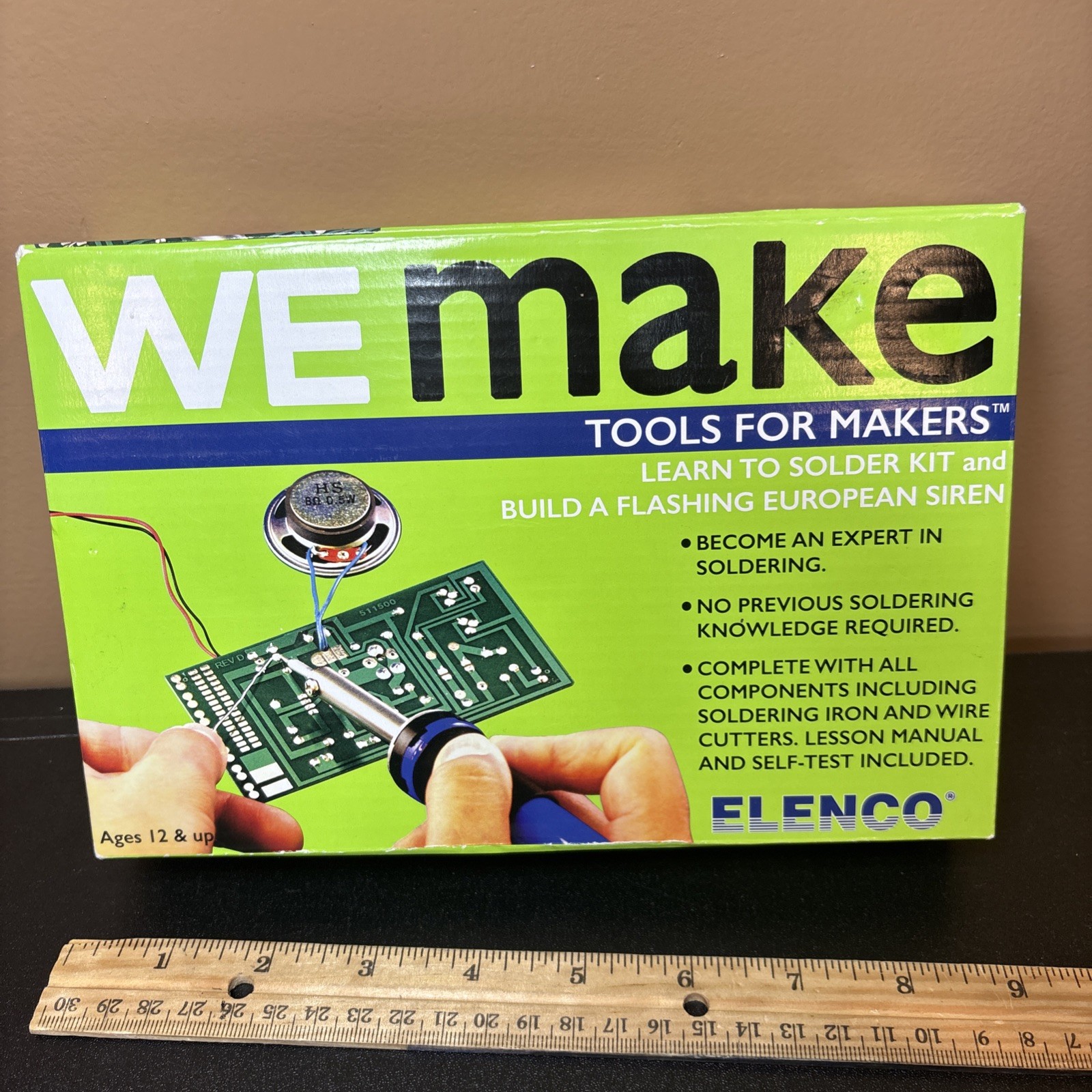 NEW Elenco AK-100 AmeriKit Learn to Solder Kit Made in USA, complete sealed