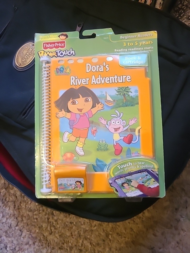 Fisher-Price Power Touch Book & Cartridge Dora’s RIVER ADVENTURE