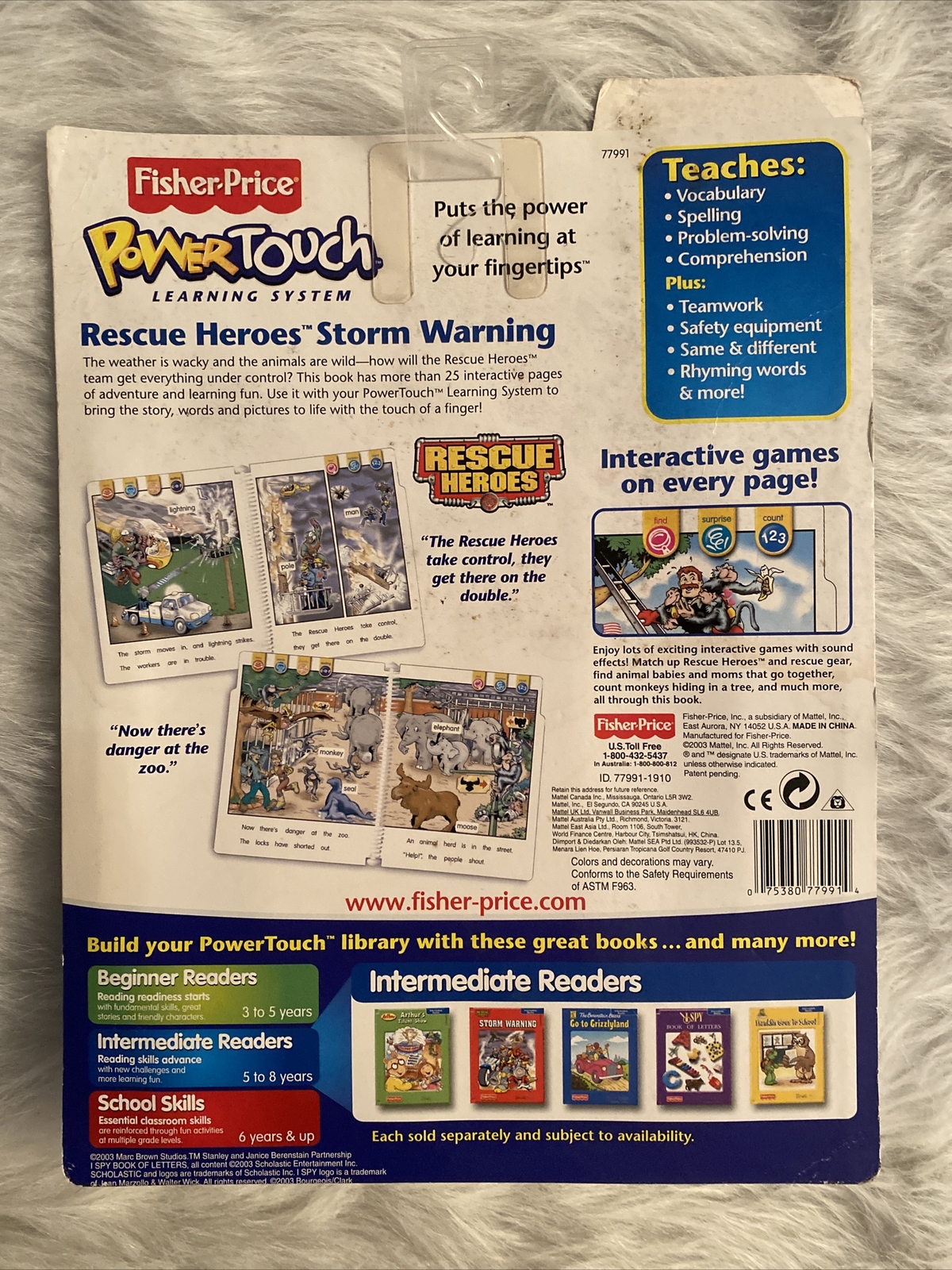 Fisher Price STORM WARNING – Power Touch Learning System – BRAND NEW