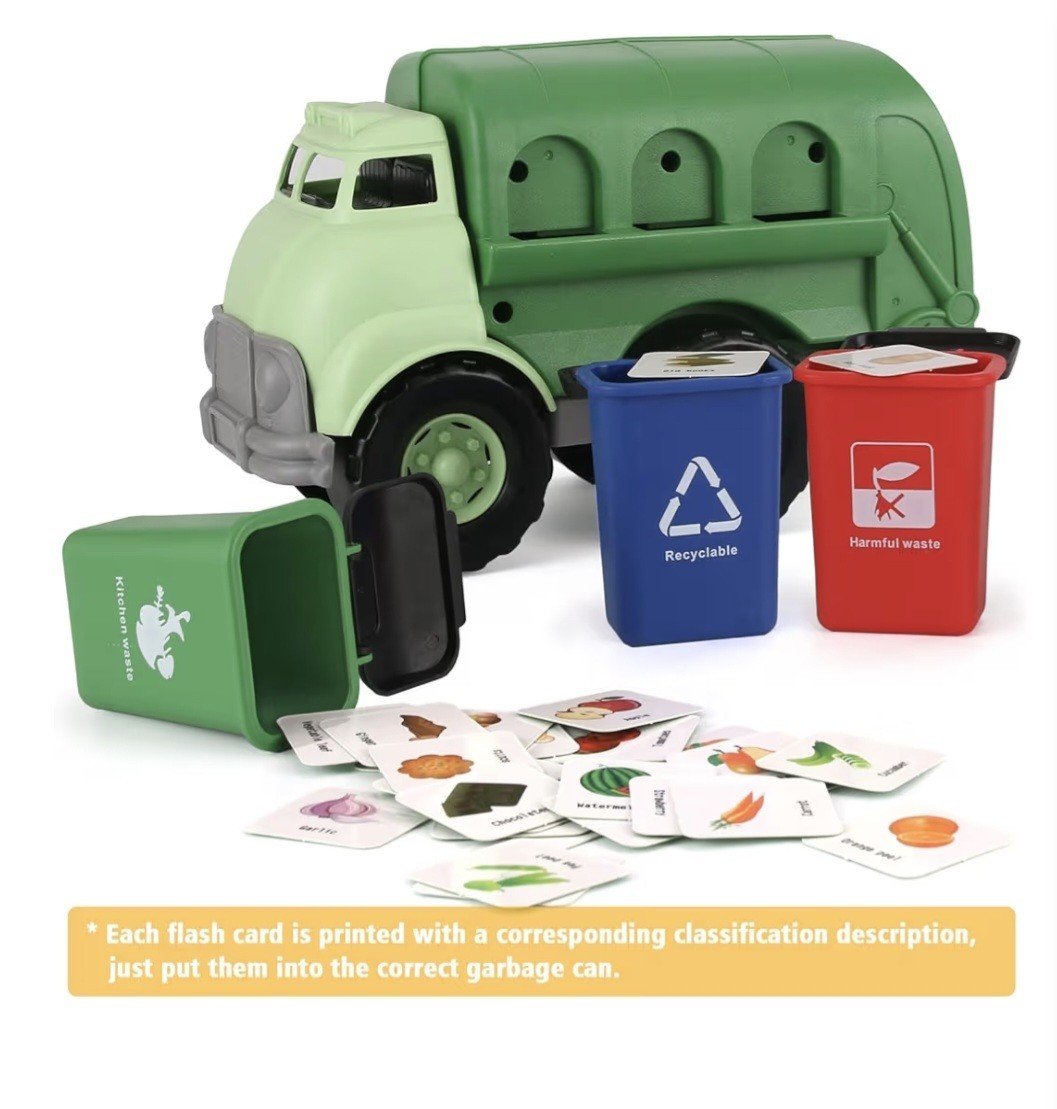 Wasteclassification Teaching Kit Garbage Truck Kids 3 Plus