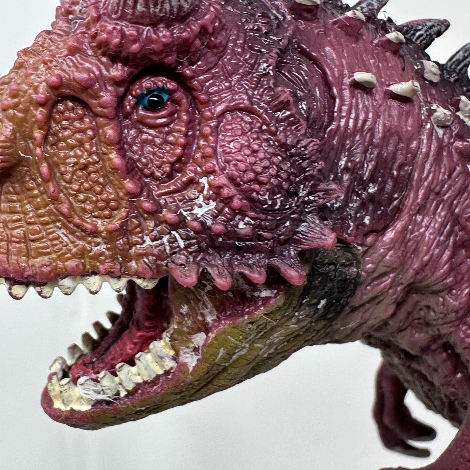 Schleich Carnotaurus Figure Red Prehistoric Dinosaur Animal Figurine 2012 READ