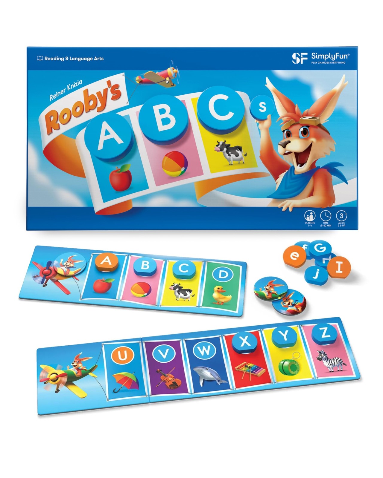SimplyFun Rooby’s ABC’s – Pre-K Alphabet Game – Letter Recognition G