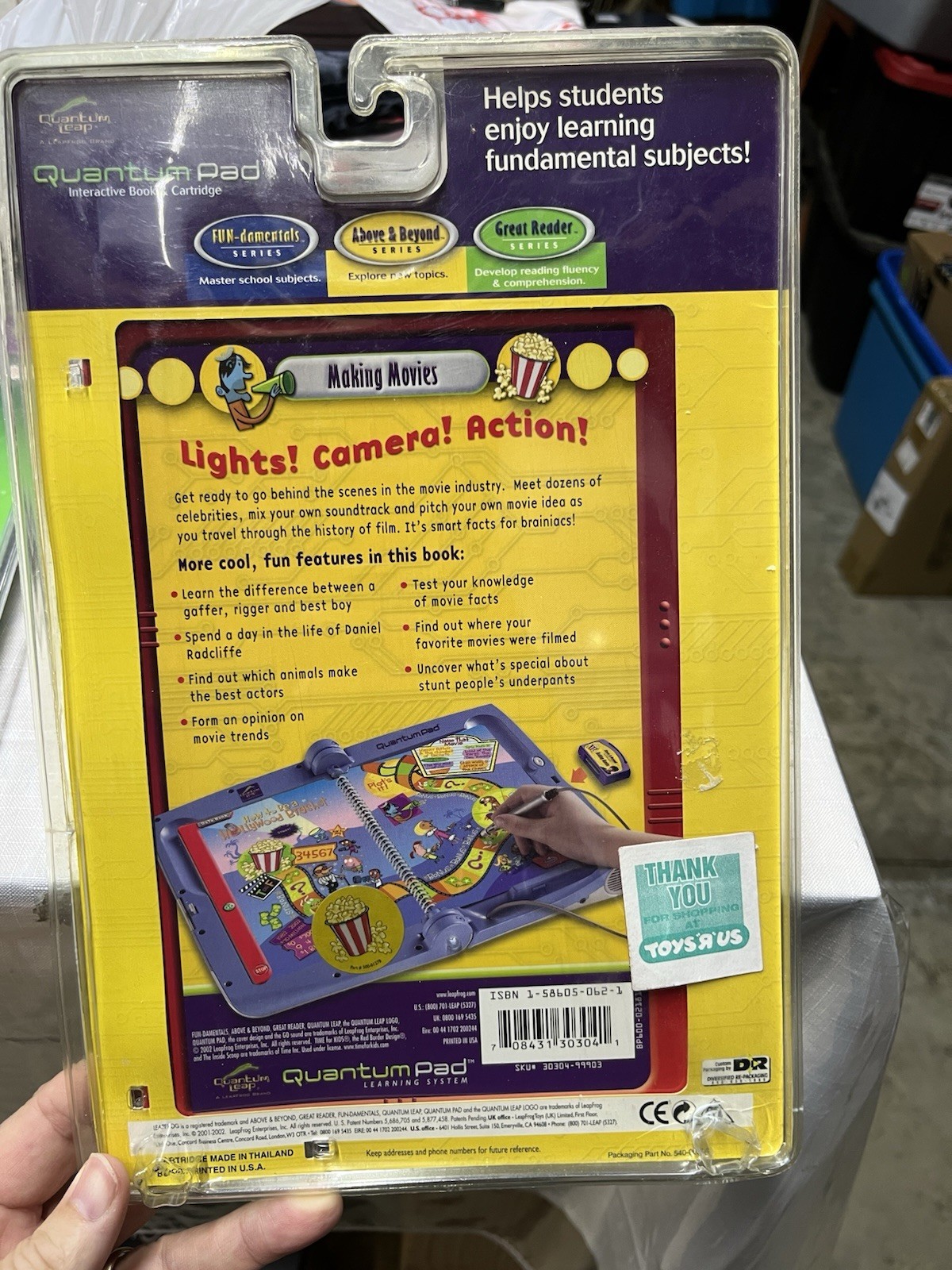 QUANTUM PAD ABOVE & BEYOND SERIES (MAKING MOVIES) HARRY POTTER AGES 8 AND UP(15)