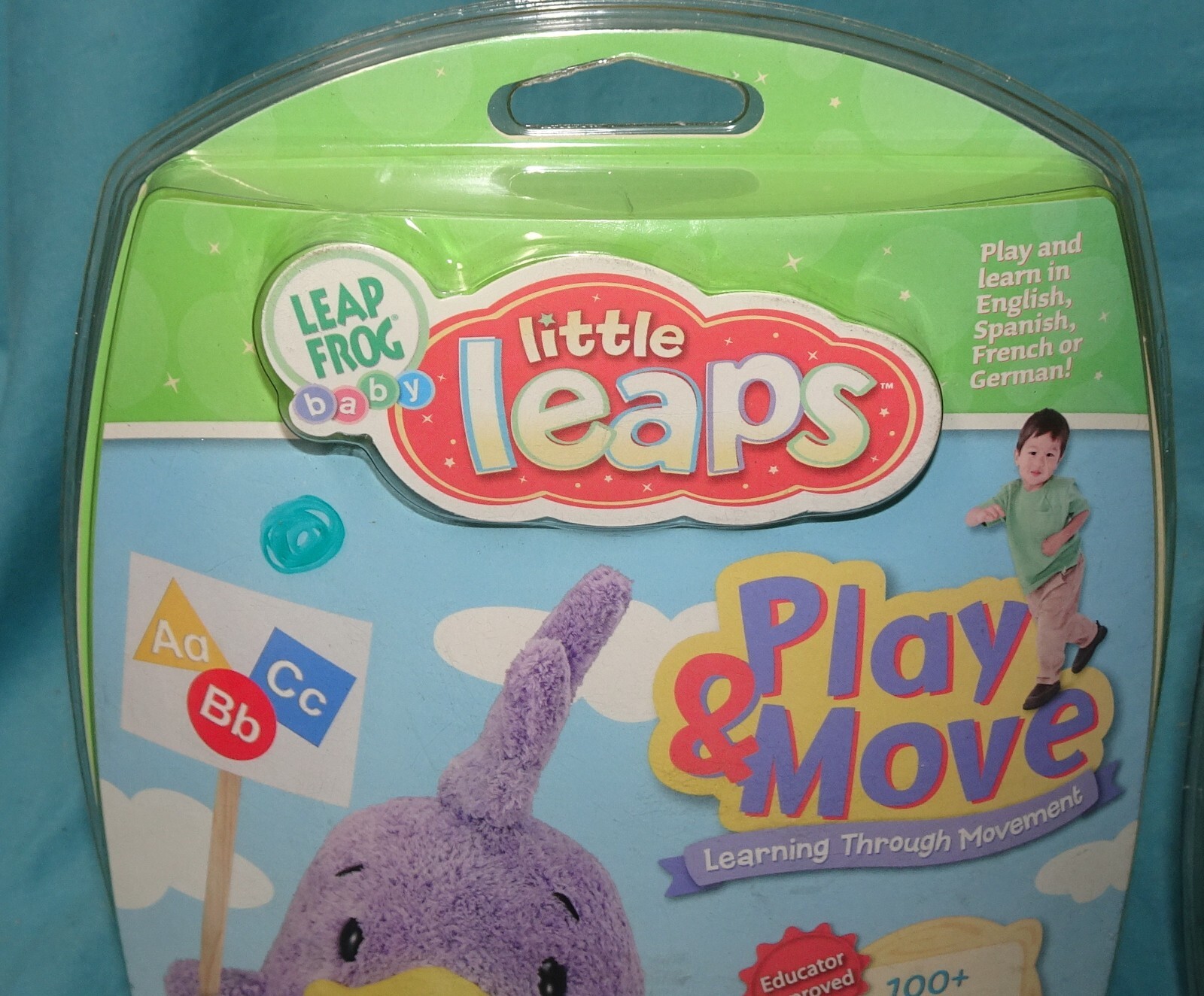 Lot Of 3 Leap Frog Little Leaps DVD = first steps say it play move baby 9 months