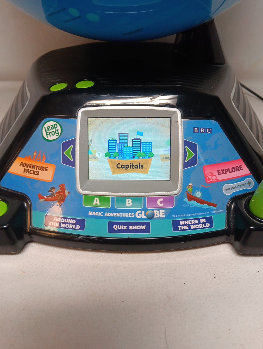 LeapFrog Magic Adventures Globe 2.8″ Video Screen BBC Videos Interactive Games