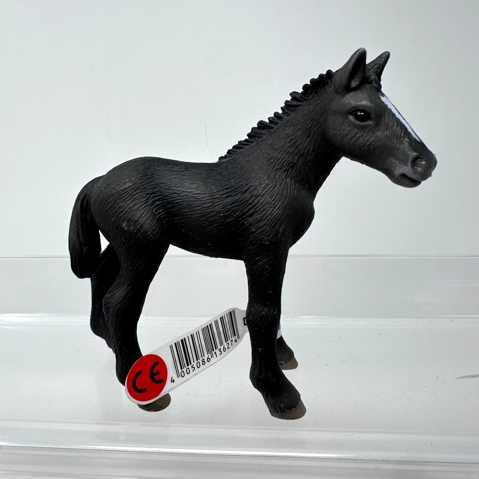 Schleich Percheron Foal Black Horse Baby Pony Wildlife Safari Figure with TAG