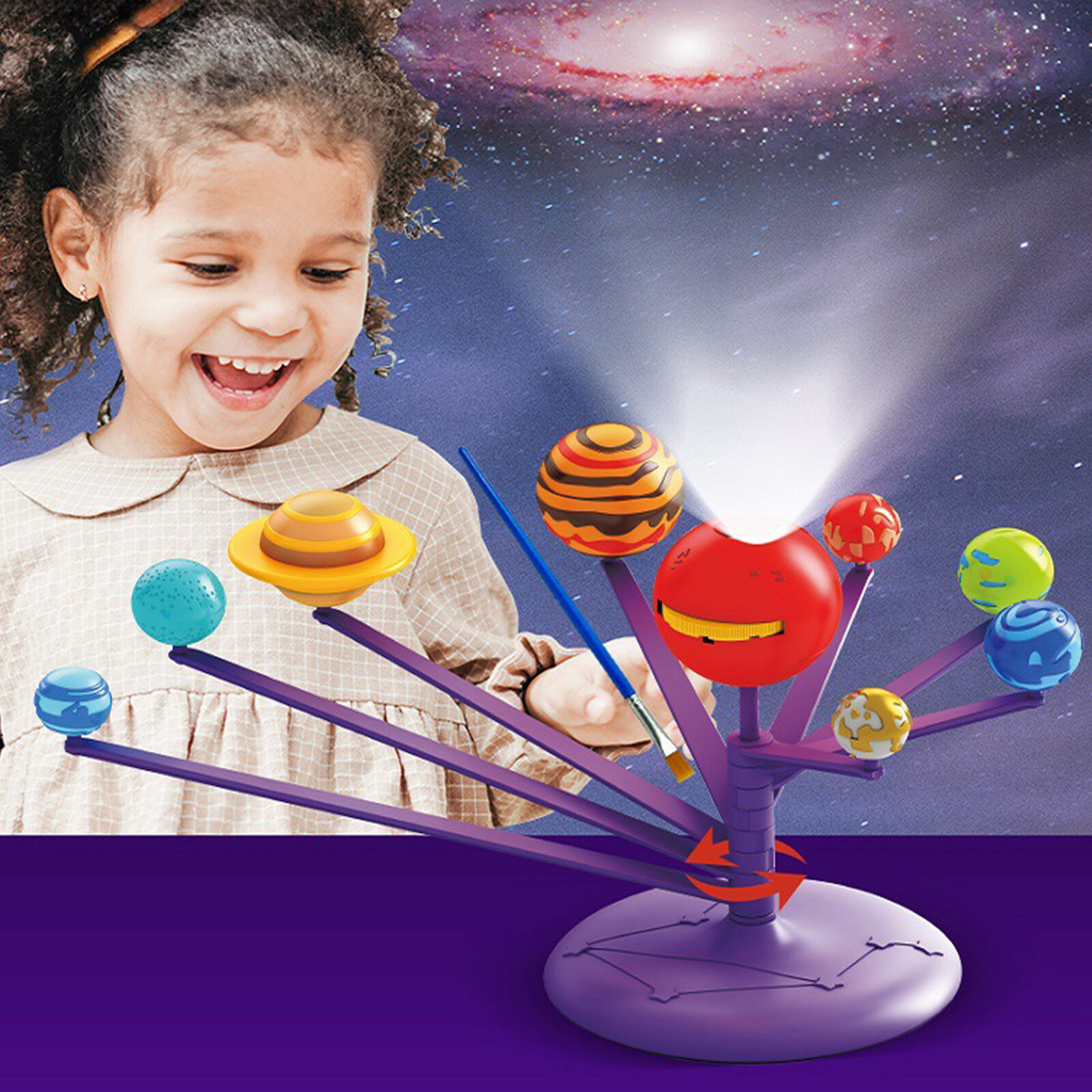 For Kids Solar System Planetarium DIY Science Kits Planet Model Stem Toys Gifts